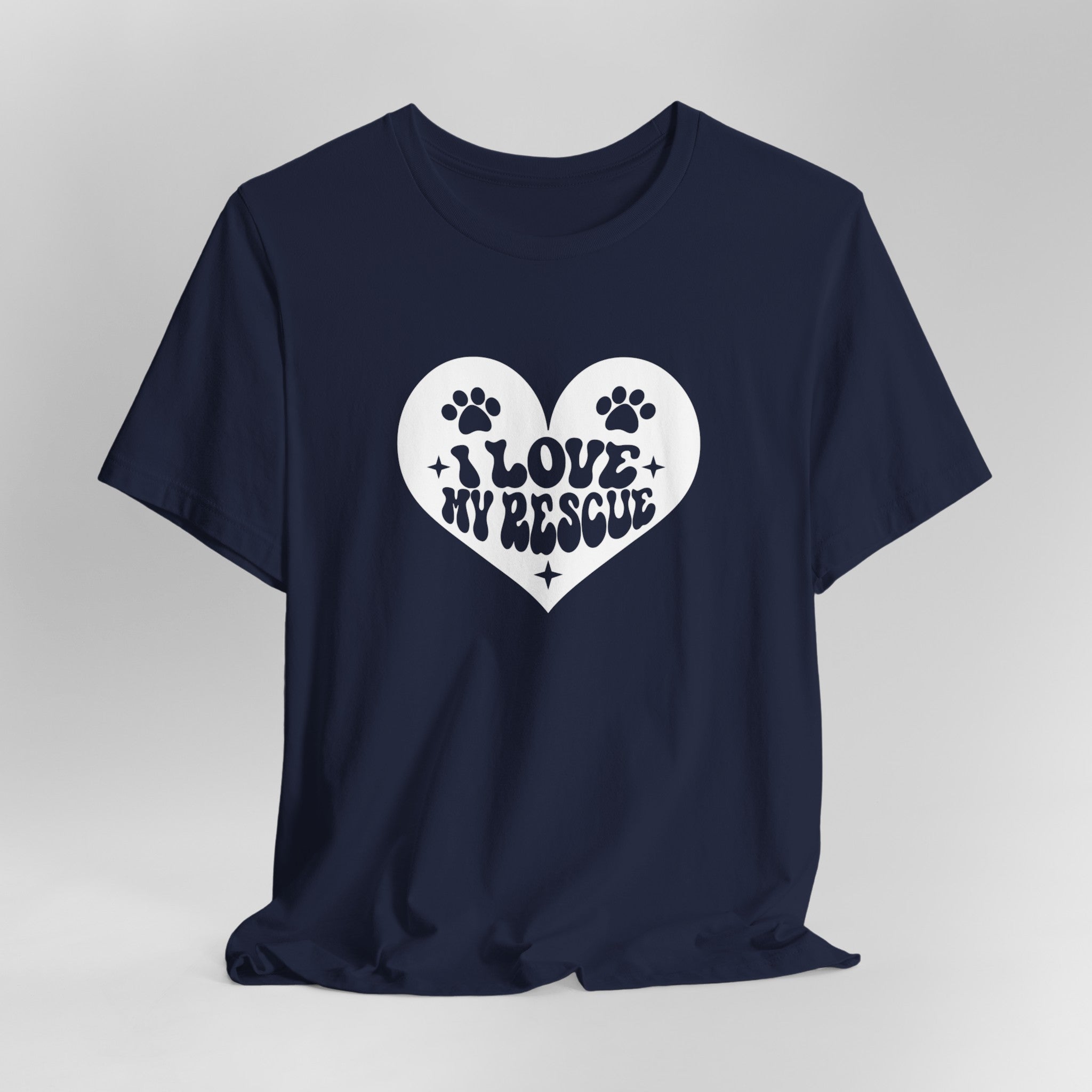 I Love My Rescue T-Shirt | My Heart Belongs to Rescue: Animal Lover Do | Animal Lover Dog Rescue