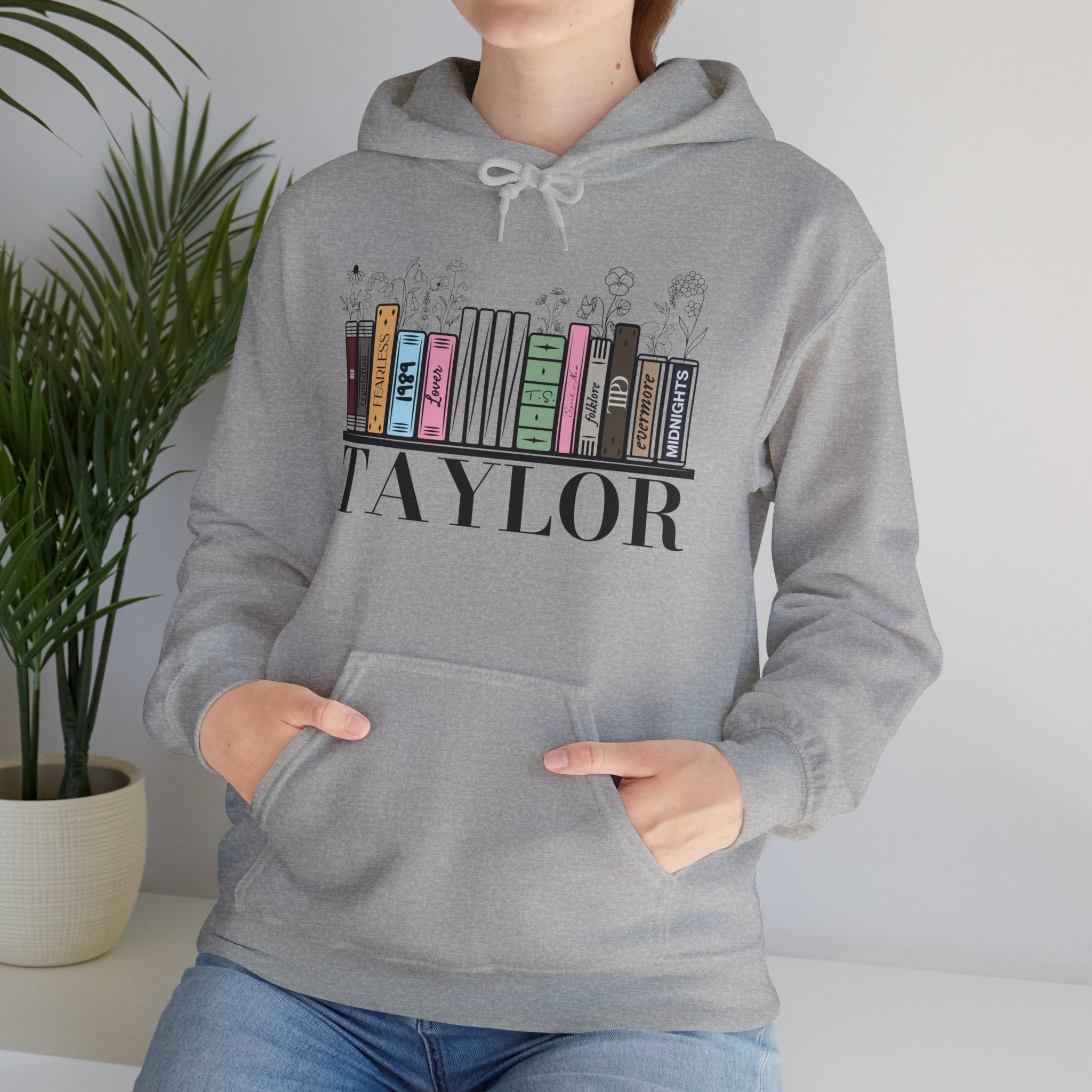 Taylor Swift Albums As Books Hoodie | All Taylor's Albums Including TT | Albums Including TTPD Decorated