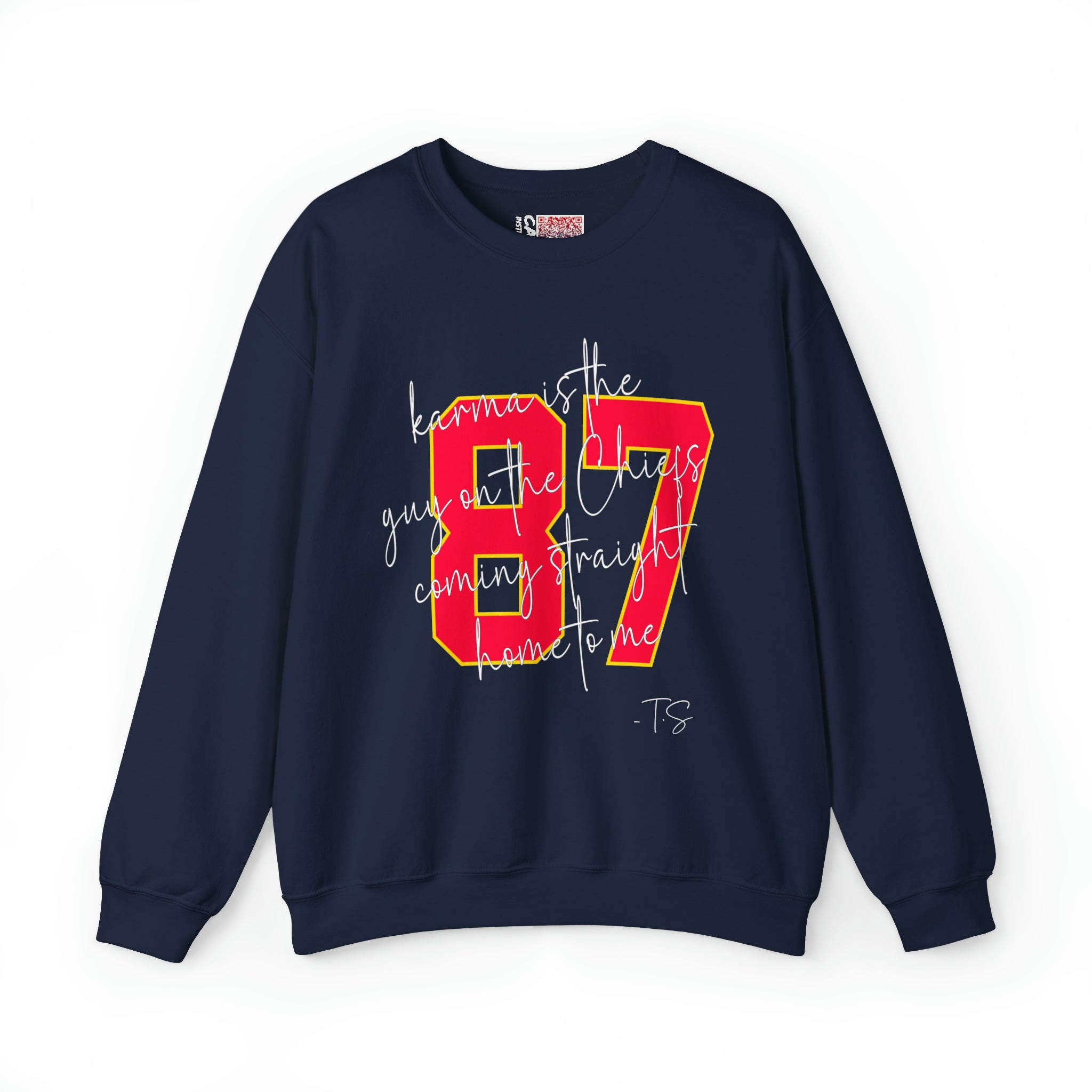 Karma Is The Guy On The Chiefs Coming Straight Home to Me Sweatshirt,  | Sweatshirt, Swift Kelce sweatshirt, Football Swiftie, Swift Chiefs Sweatshirt