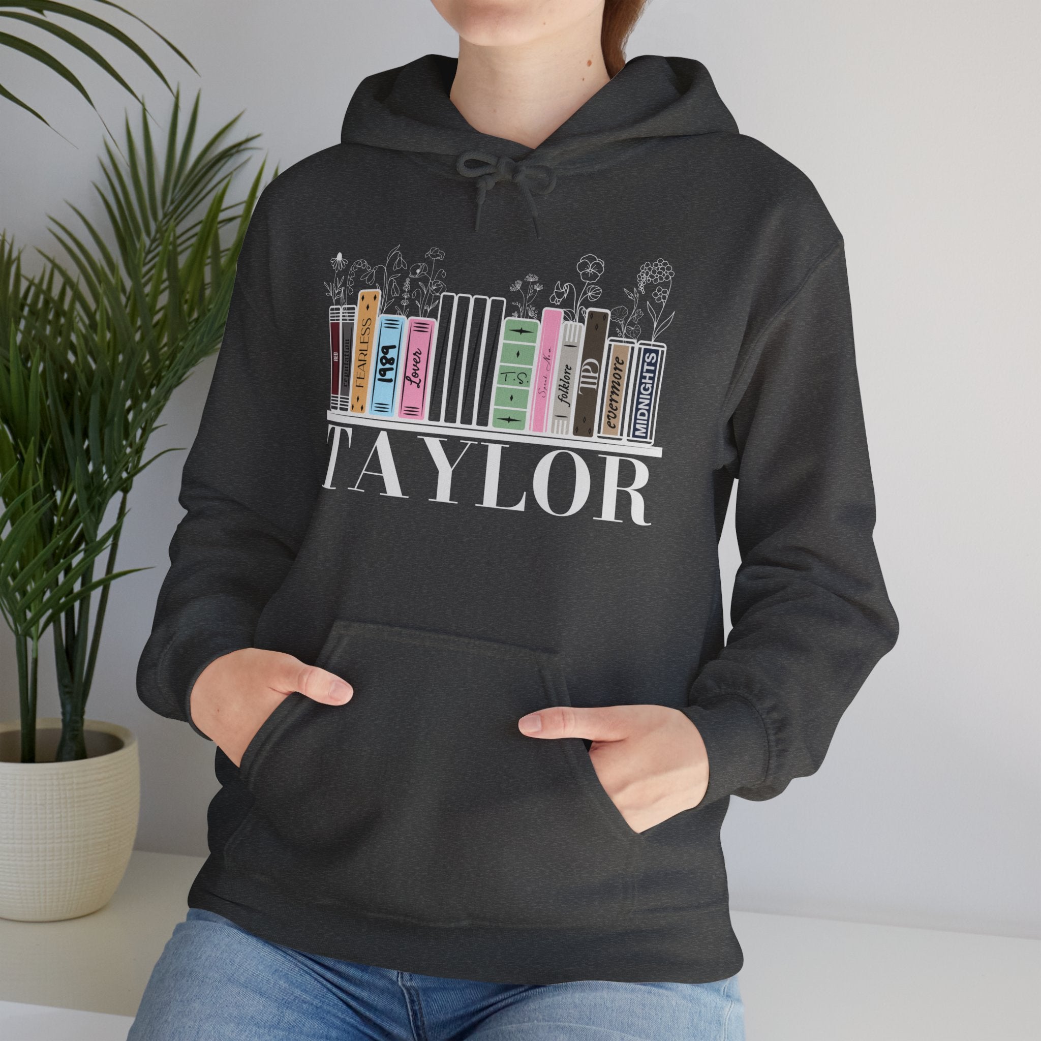 Taylor Swift Albums As Books Hoodie | All Taylor's Albums Including TT | Albums Including TTPD Decorated