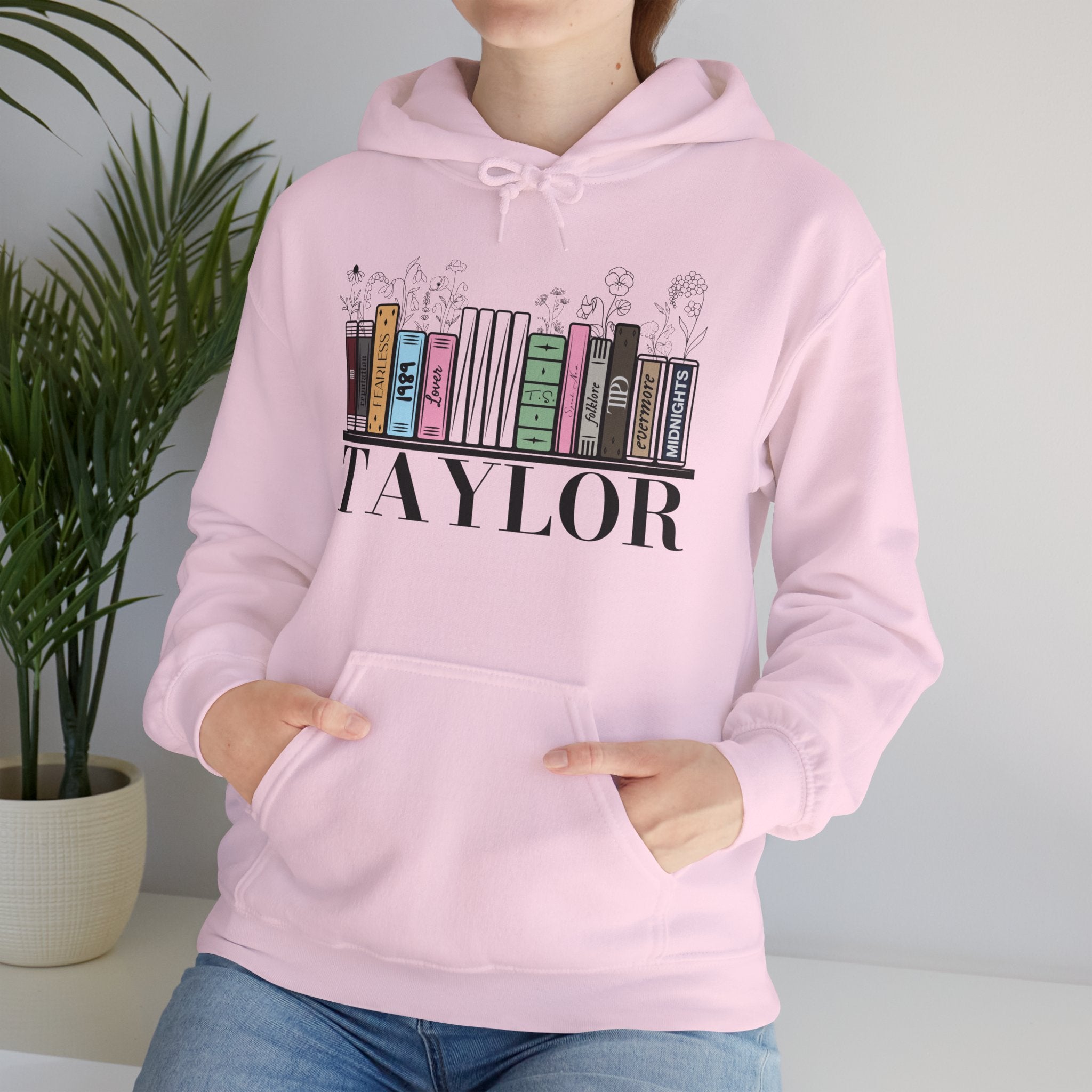 Taylor Swift Albums As Books Hoodie | All Taylor's Albums Including TT | Albums Including TTPD Decorated