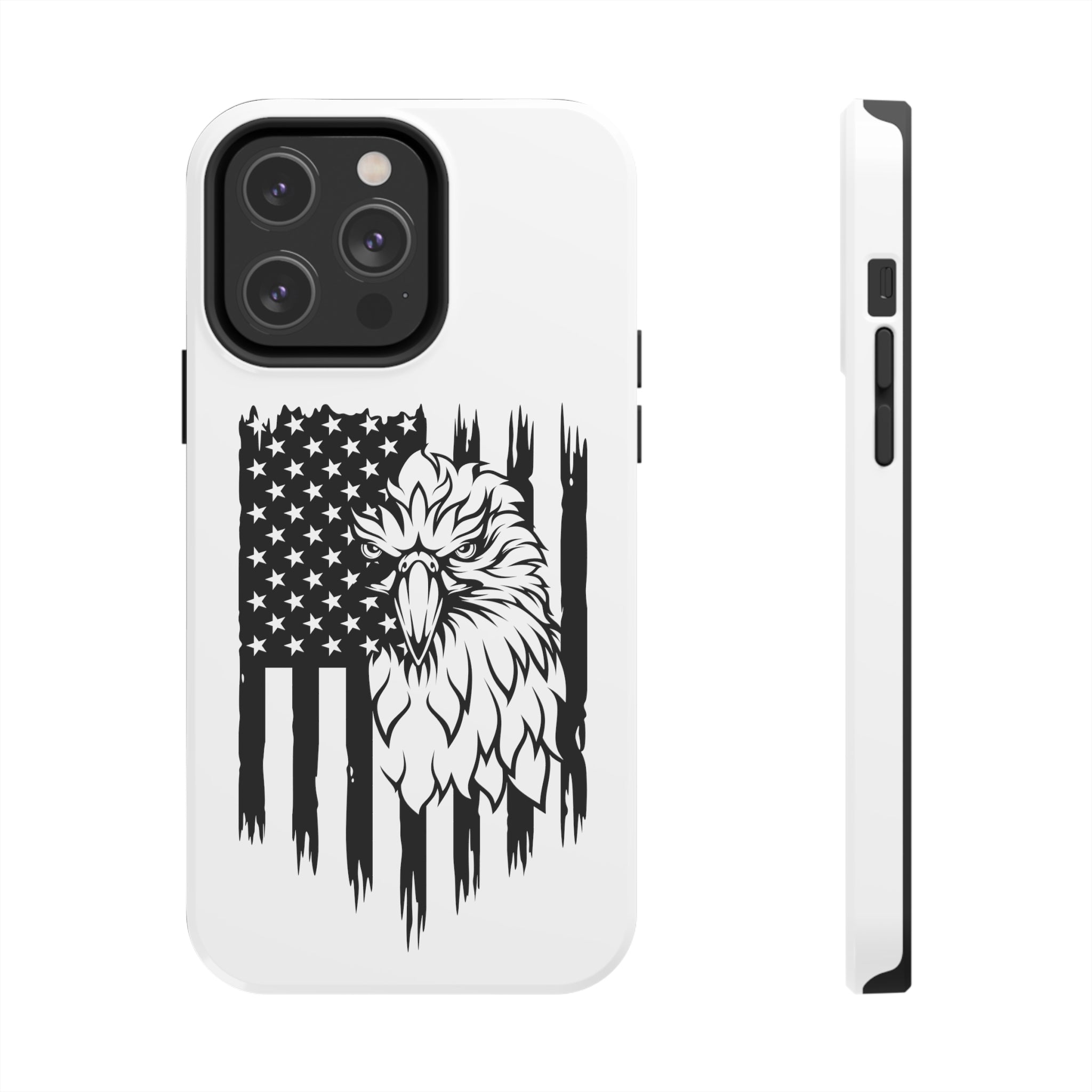 Patriotic iPhone Case: Eagle Through American Flag iPhone Case, Patrio | American Flag iPhone Case, Patriotic iPhone Tough Case