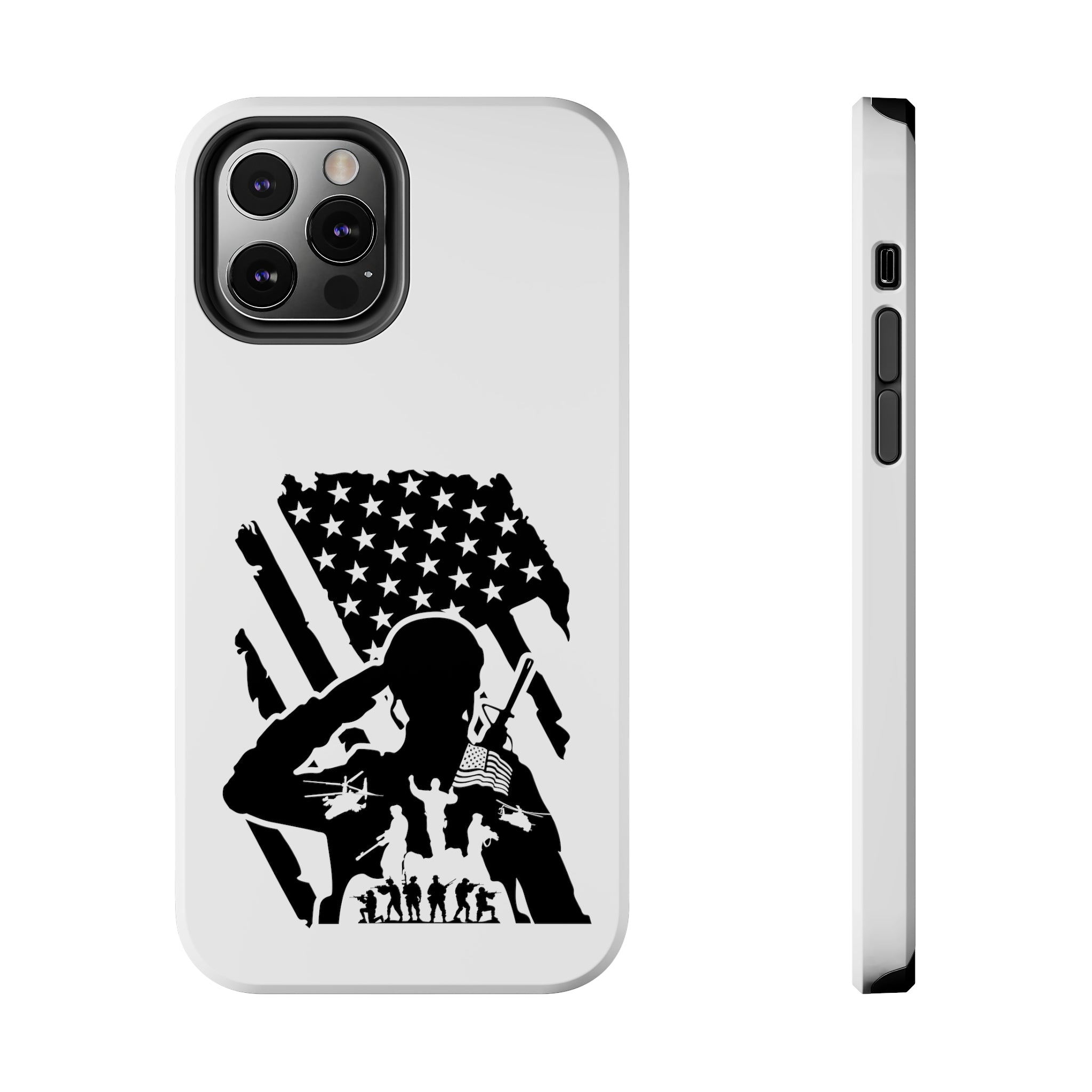 Veteran iPhone Case - Salute Your Heroes, Patriotic iPhone Tough Case, | Heroes, Patriotic iPhone Tough Case, Perfect Gift