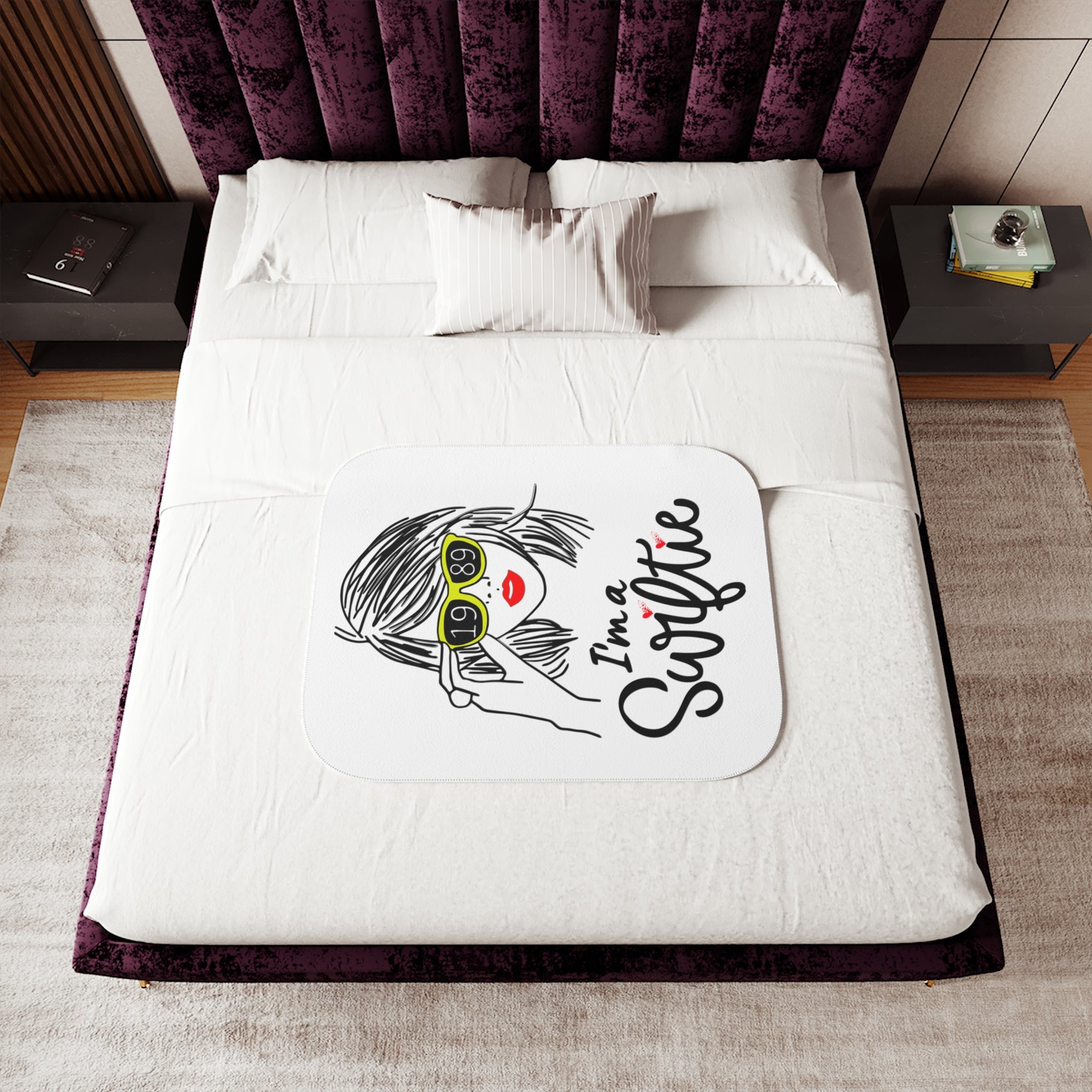 I am a Swiftie Sherpa Blanket | Simple Swiftie Blanket | Swiftie Merch | Swiftie Sherpa Blanket