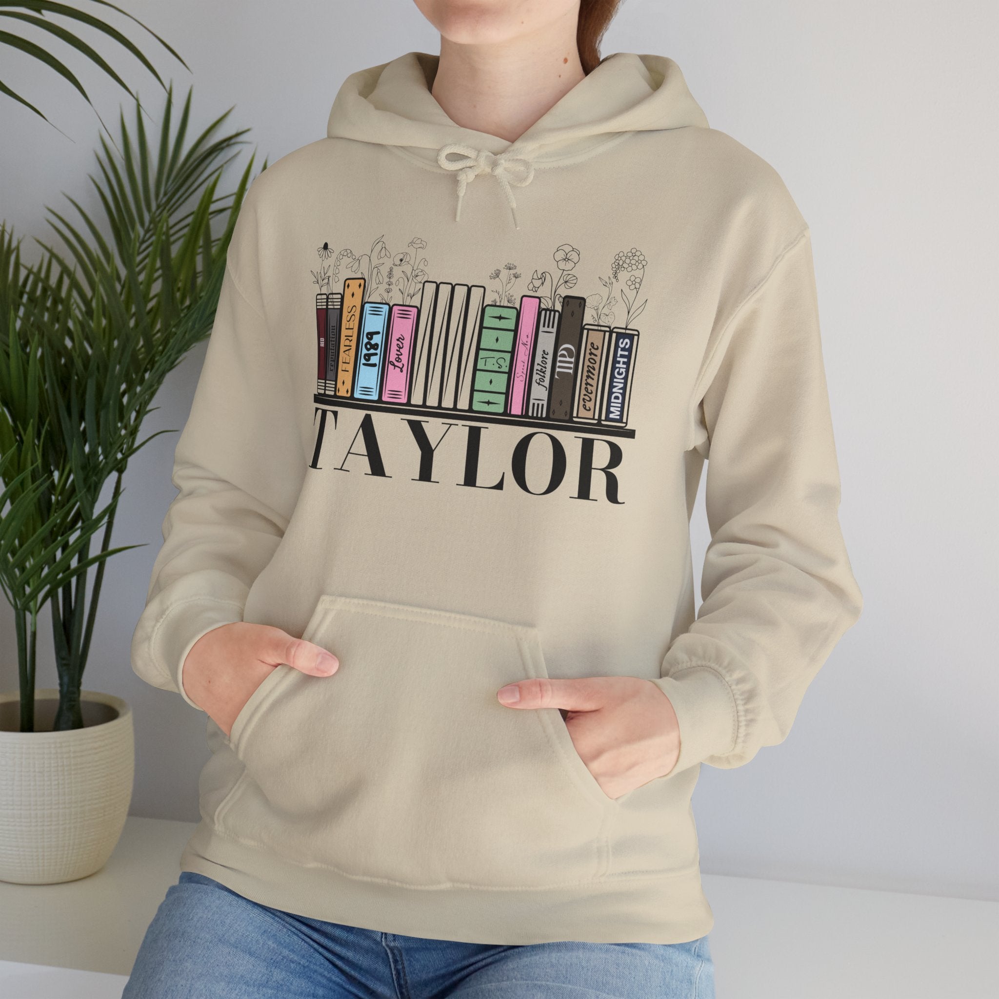 Taylor Swift Albums As Books Hoodie | All Taylor's Albums Including TT | Albums Including TTPD Decorated