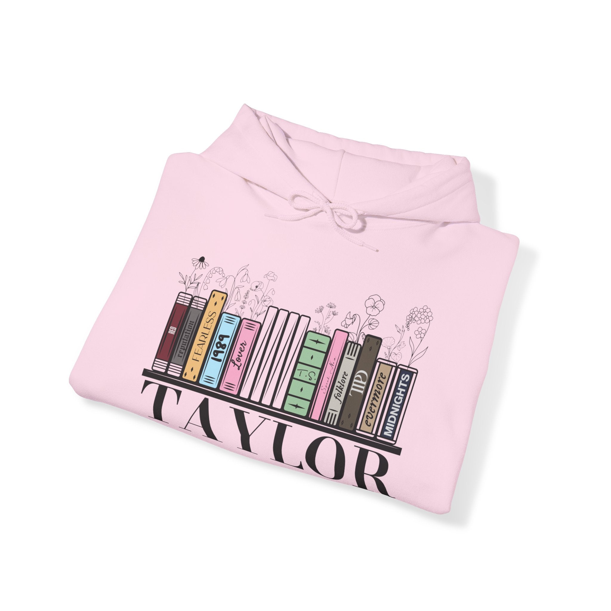 Taylor Swift Albums As Books Hoodie | All Taylor's Albums Including TT | Albums Including TTPD Decorated