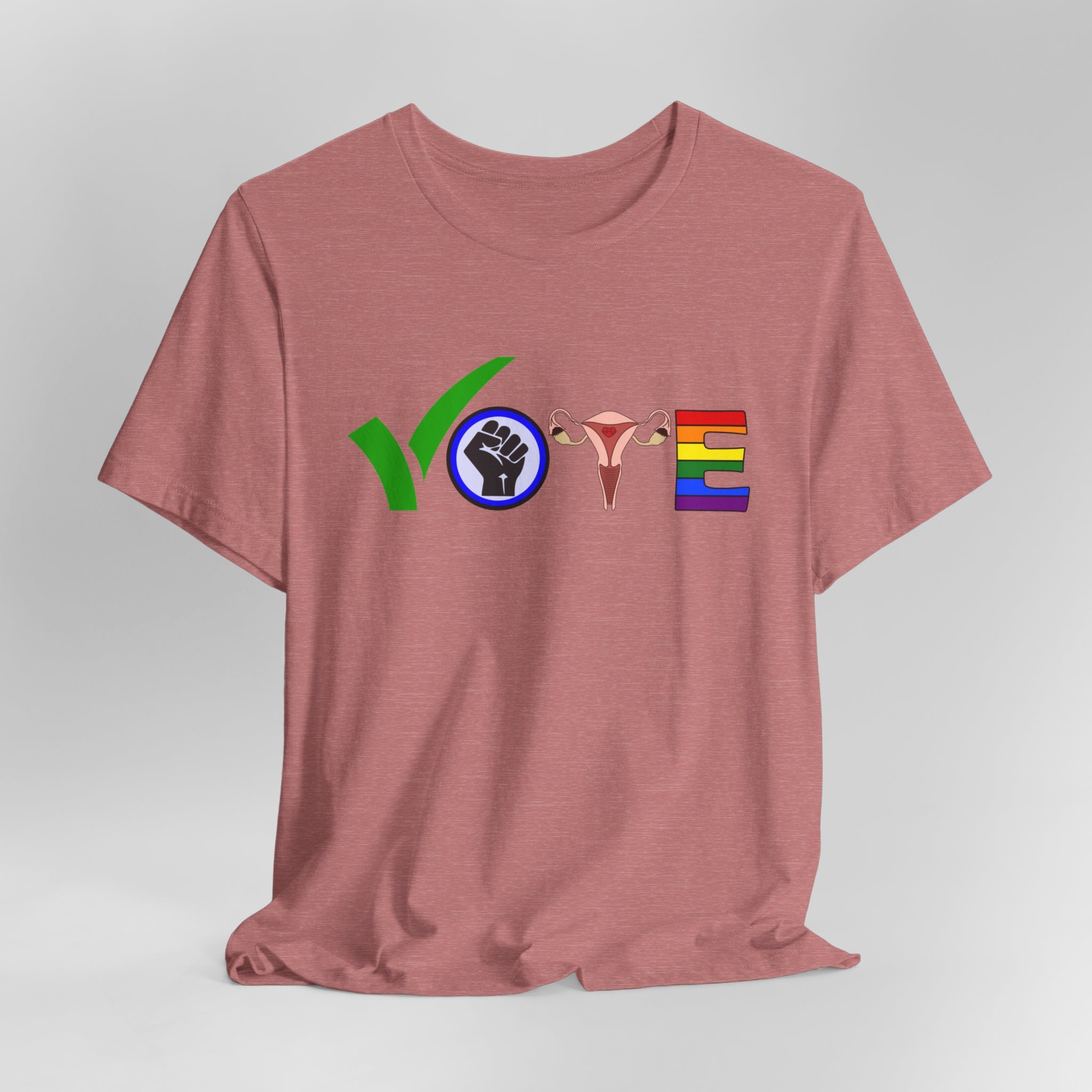 Vote T-Shirt | Stand Up, Speak Out: Vote For Change Tee | Support BLM, Reproductive Rights and LGBTQ Community