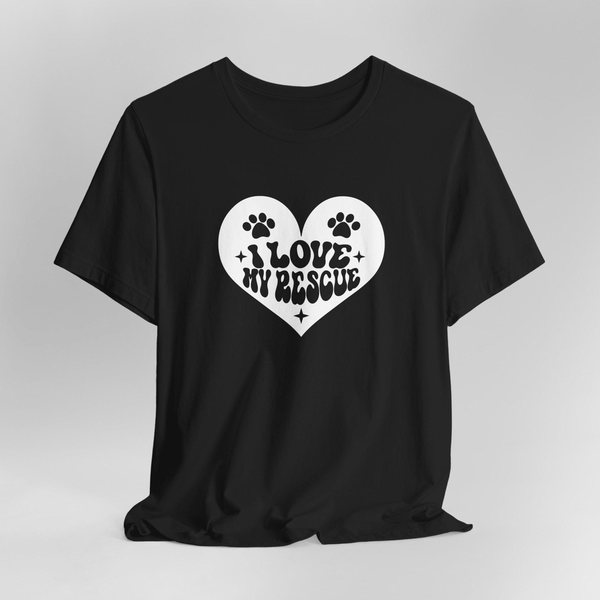 I Love My Rescue T-Shirt | My Heart Belongs to Rescue: Animal Lover Do | Animal Lover Dog Rescue