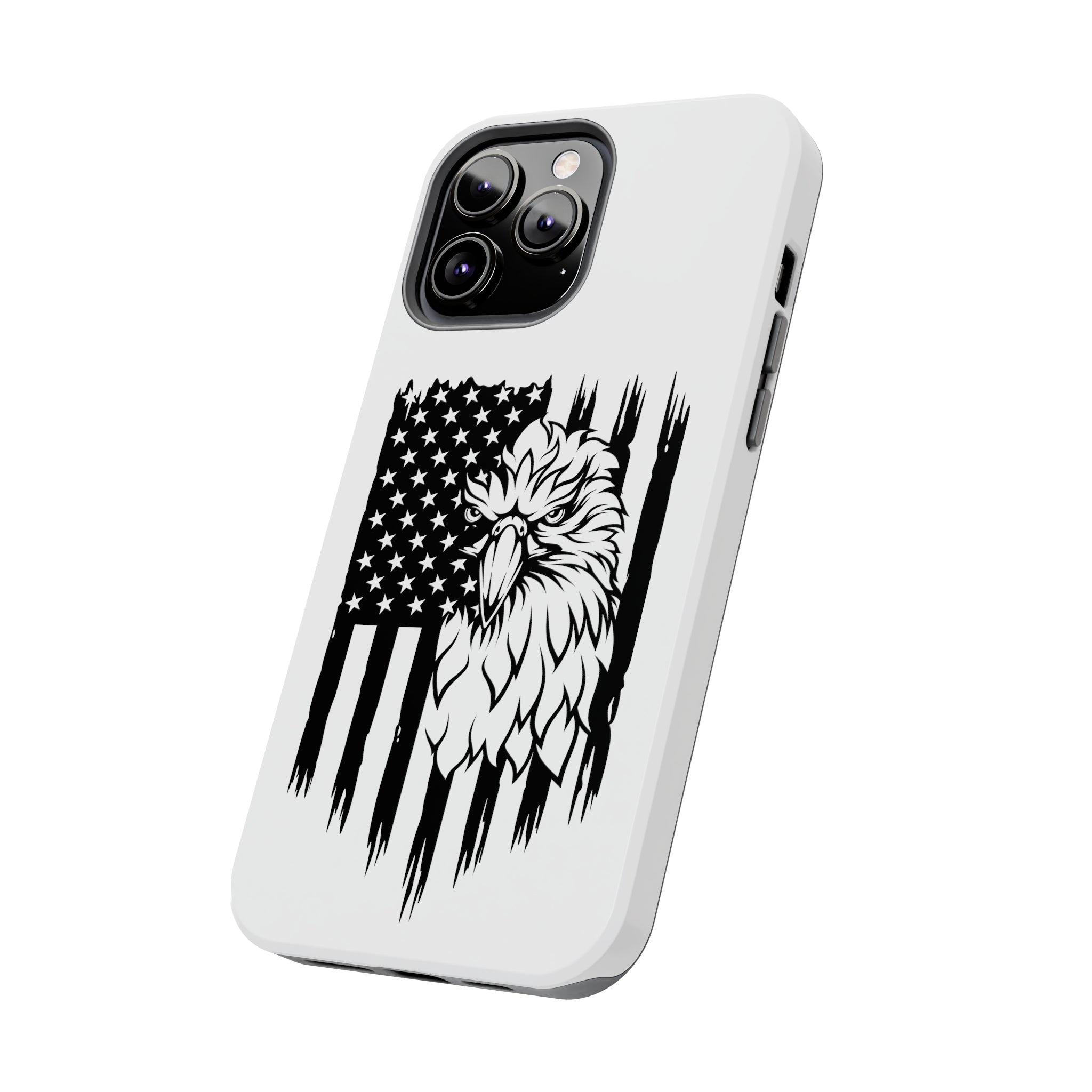 Patriotic iPhone Case: Eagle Through American Flag iPhone Case, Patrio | American Flag iPhone Case, Patriotic iPhone Tough Case