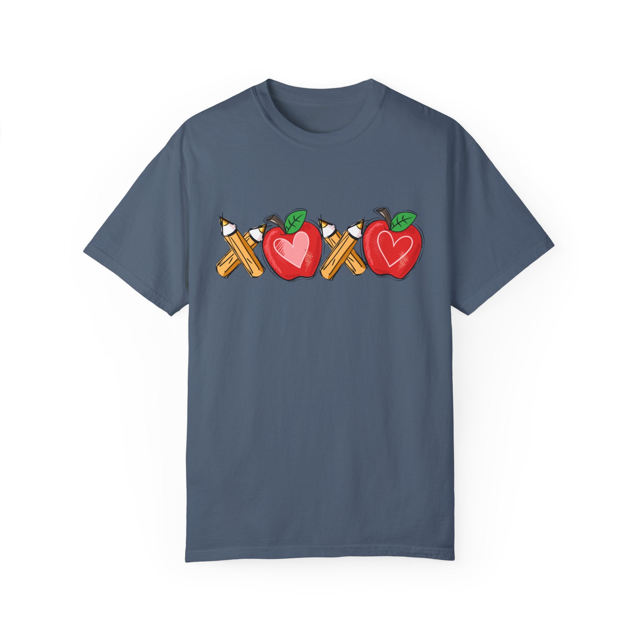 Comfort Colors XOXO Teacher Shirt, Valentine Teacher Shirt, Teacher Valentine T-Shirt, Teacher Valentine Shirt, Valentines Day Gift Teacher - Gabe Atkins Designs