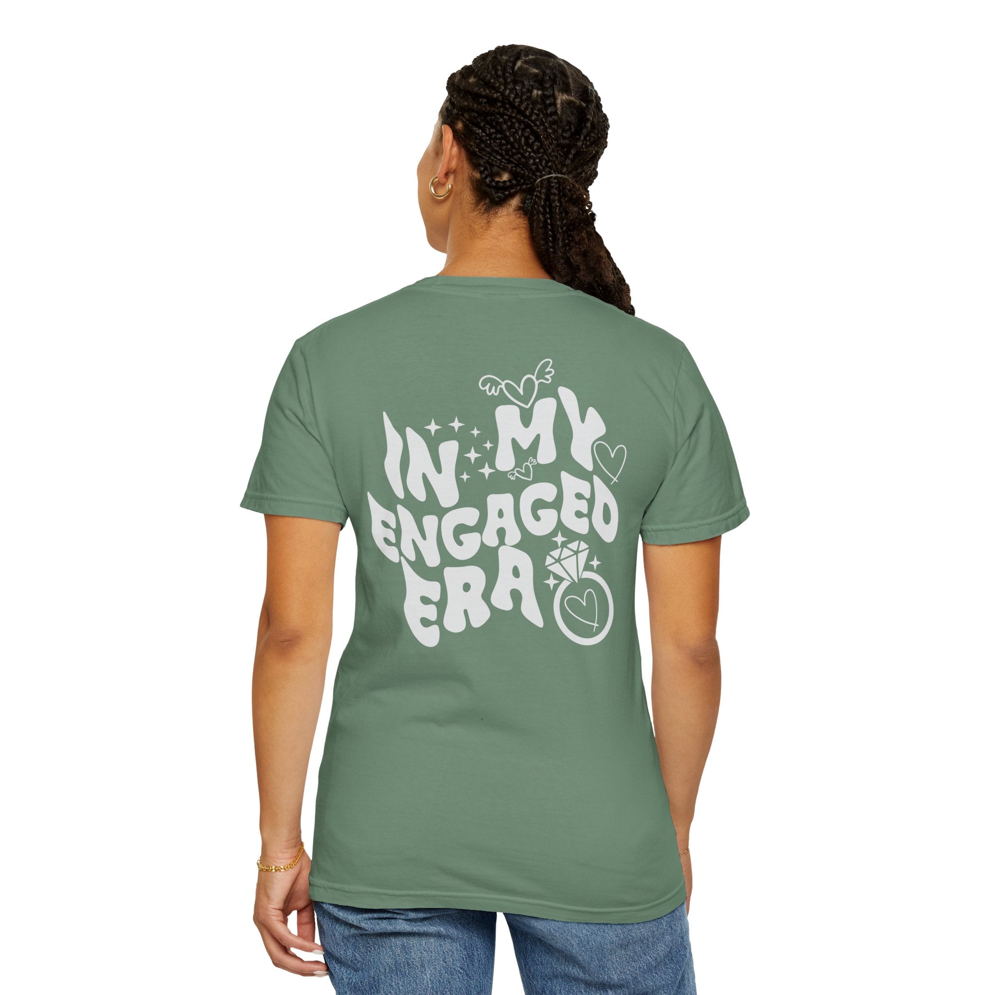 Personalized In My Engaged Era Shirt | Personalized Engagement T-Shirt | Unique Engagement Announcement Shirt