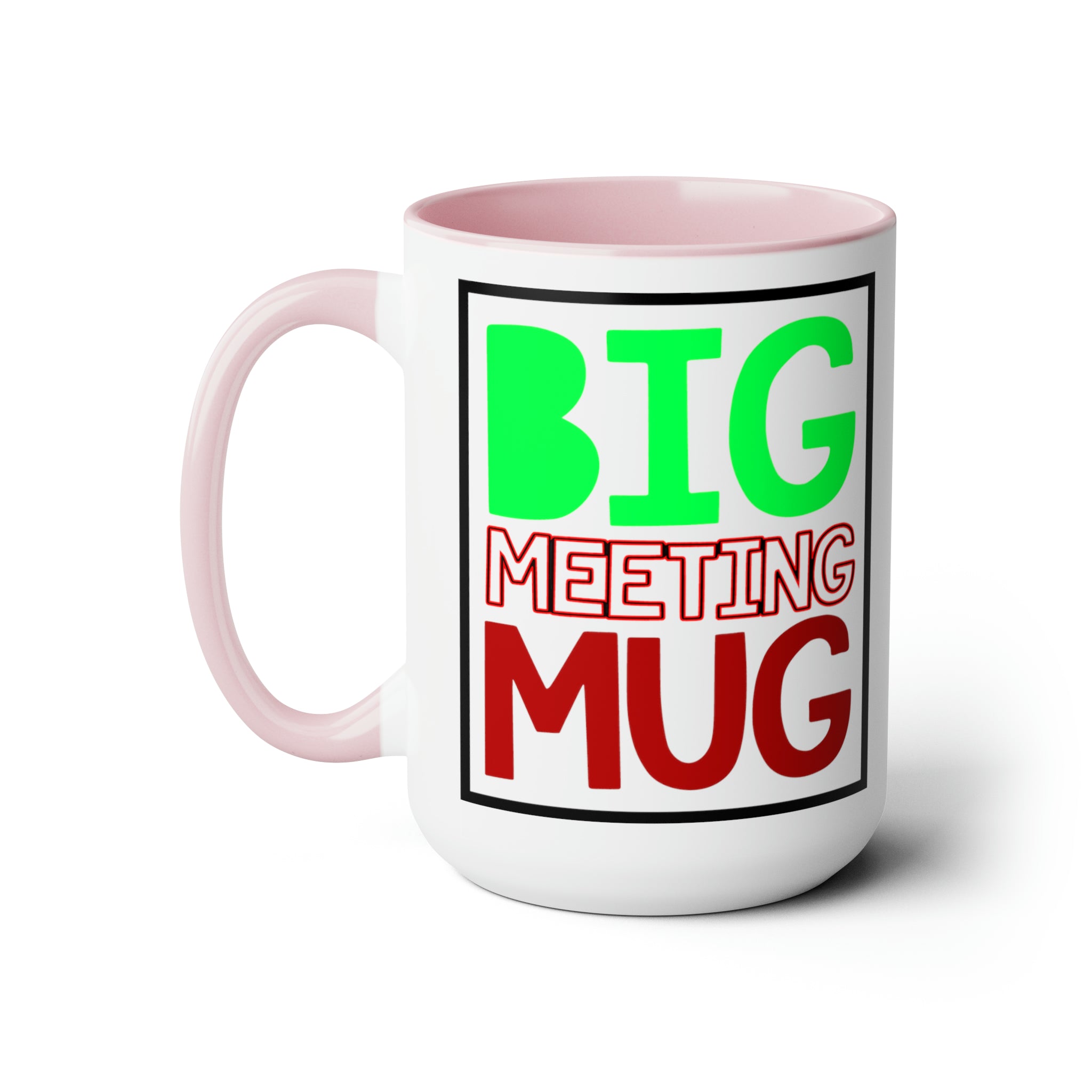 Power Up Your Day: The BIG meeting MUG | 15oz Coffee Mug - Gabe Atkins Designs