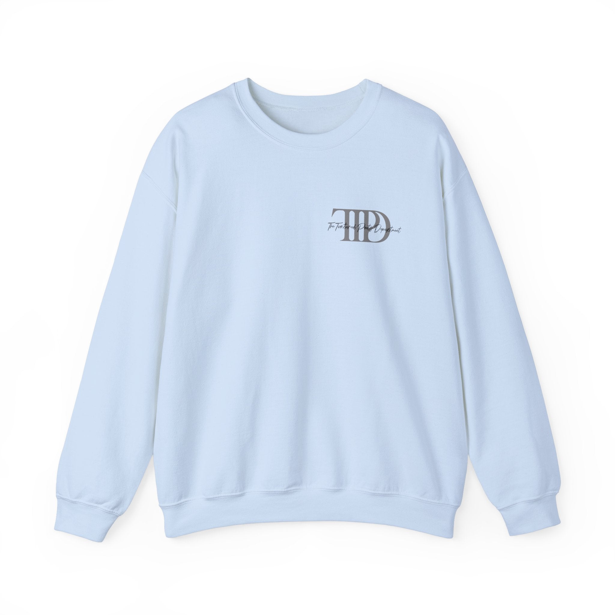 The Tortured Poets Department Sweatshirt with Tracklist on The Back |  | Tortured Poets Department Unisex Sweatshirt