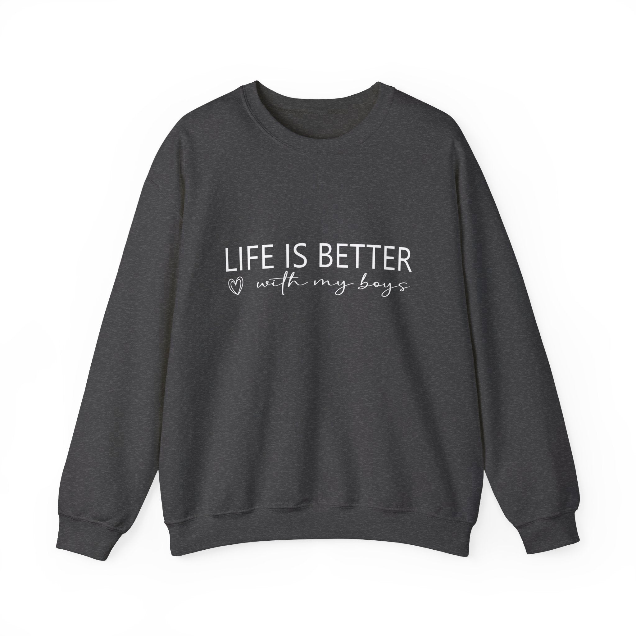 Life is Better With My Boys Sweatshirt | Mom of Boys Sweatshirt | Mom  | Boys Shirt, Mother'