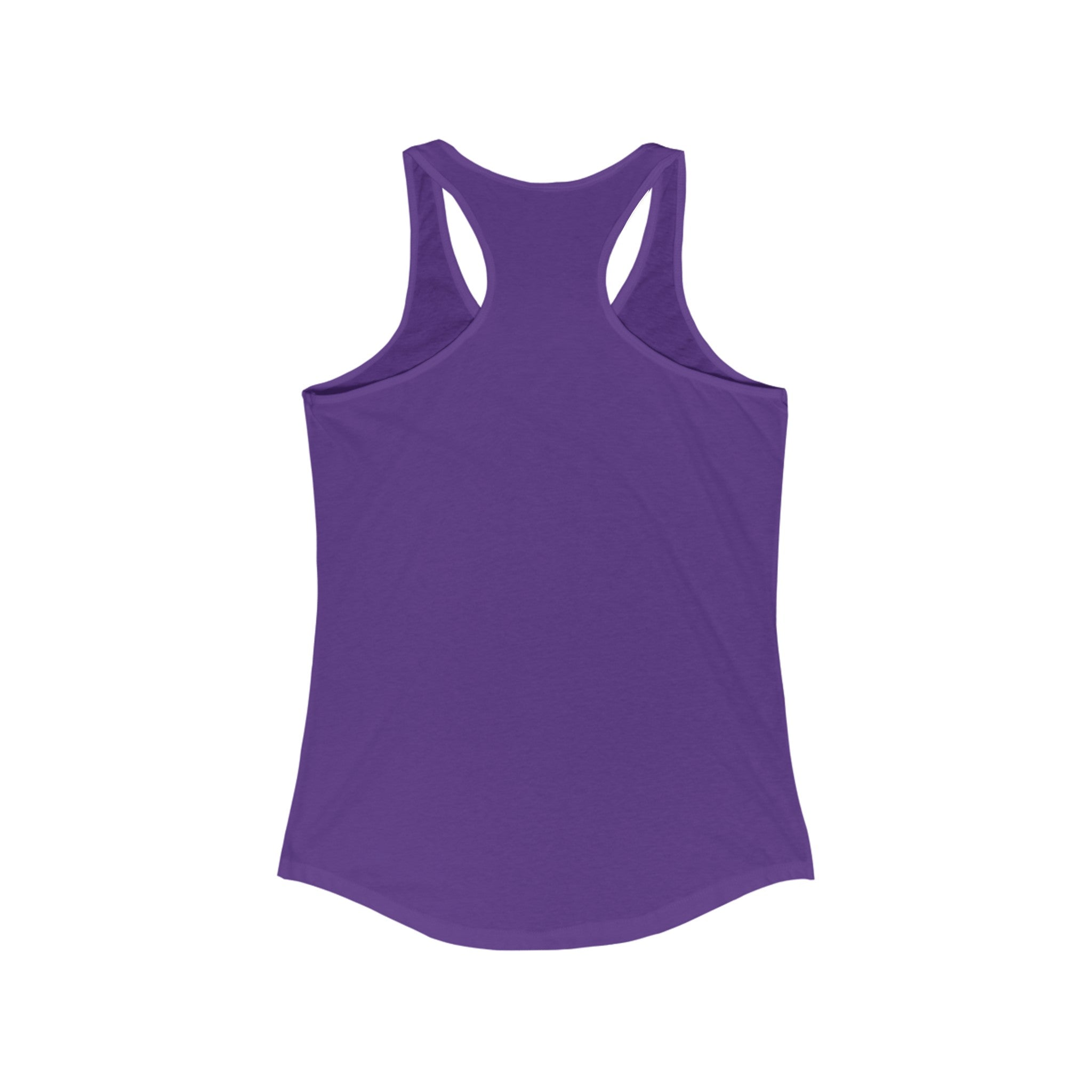 Skeleton Hands Holding Roses Tank Top - Embrace Elegance and Strength Back - Purple Rush