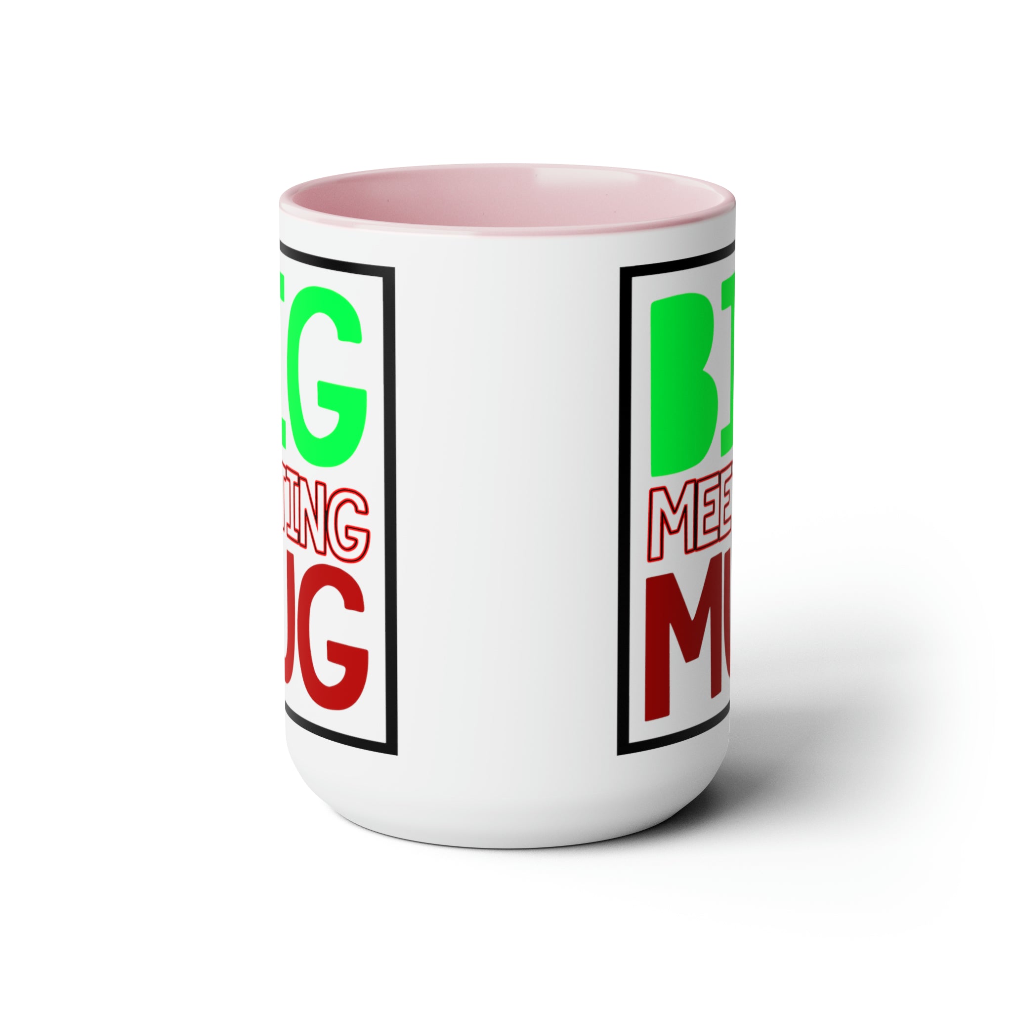 Power Up Your Day: The BIG meeting MUG | 15oz Coffee Mug - Gabe Atkins Designs