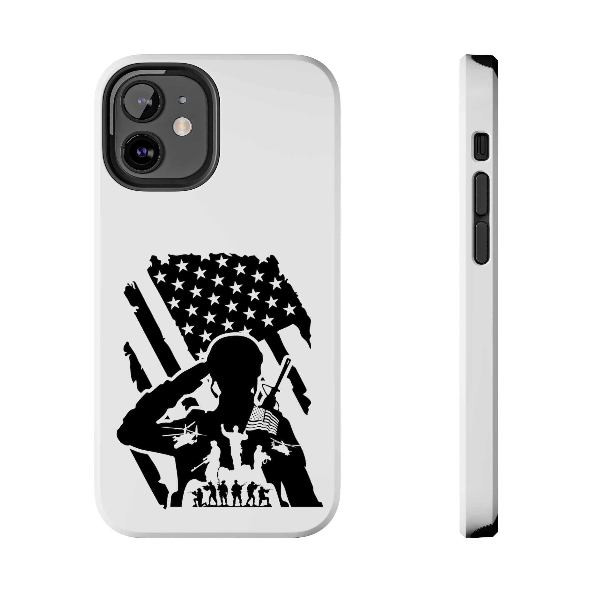 Veteran iPhone Case - Salute Your Heroes, Patriotic iPhone Tough Case, | Heroes, Patriotic iPhone Tough Case, Perfect Gift