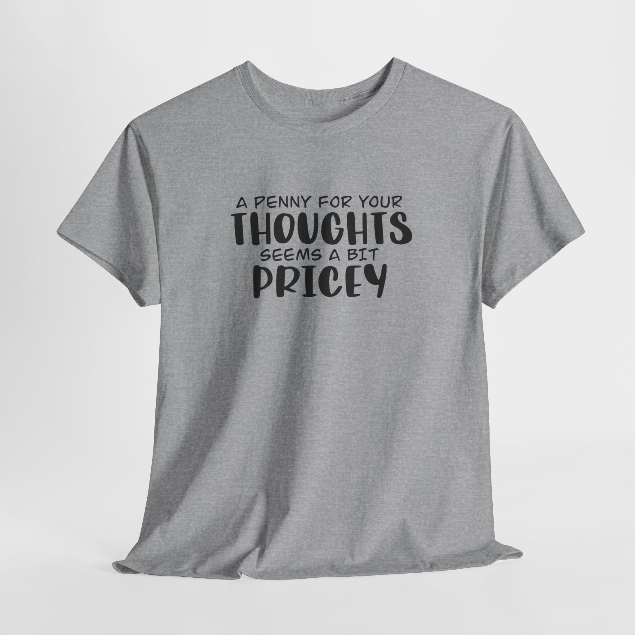 A Penny For Your Thoughts Sarcastic T- Shirt | Get This Funny Sarcasti | Thoughts Sarcastic