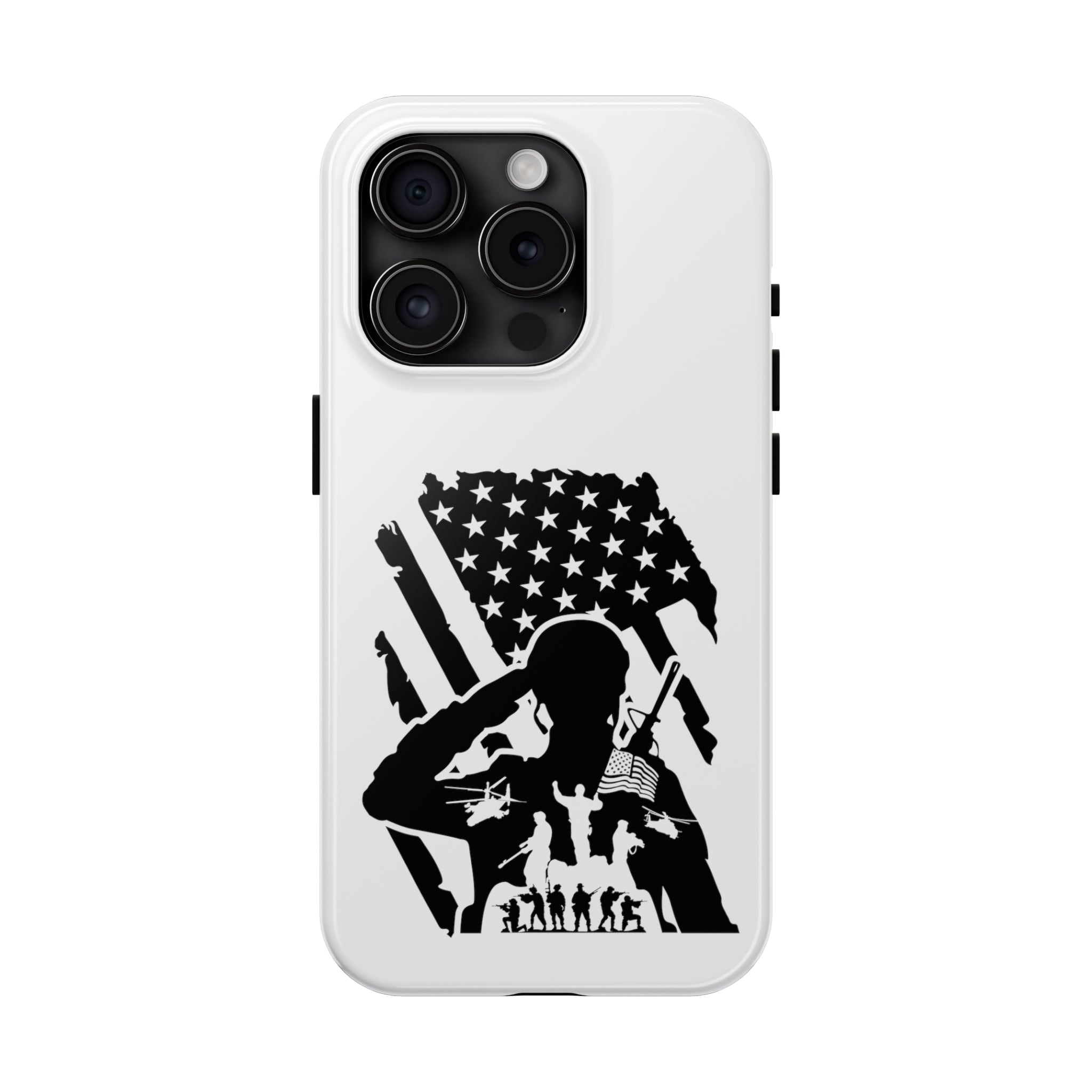 Veteran iPhone Case - Salute Your Heroes, Patriotic iPhone Tough Case, | Heroes, Patriotic iPhone Tough Case, Perfect Gift