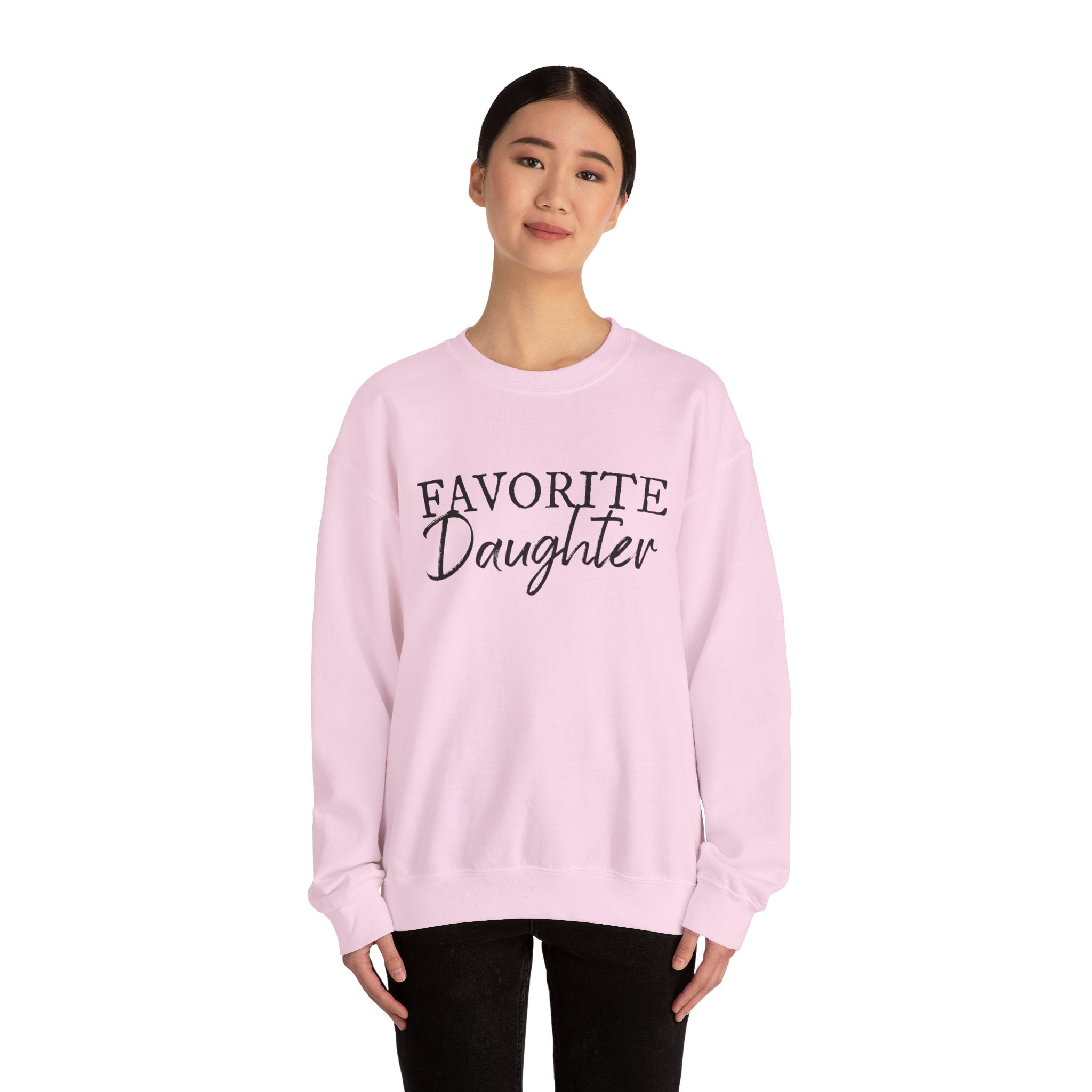 Favorite Daughter Sweatshirt Favorite Family Member, Funny Daughter Sweatshirt Daughter Crewneck Sweater Gift for Daughter, My Daughter - Gabe Atkins Designs