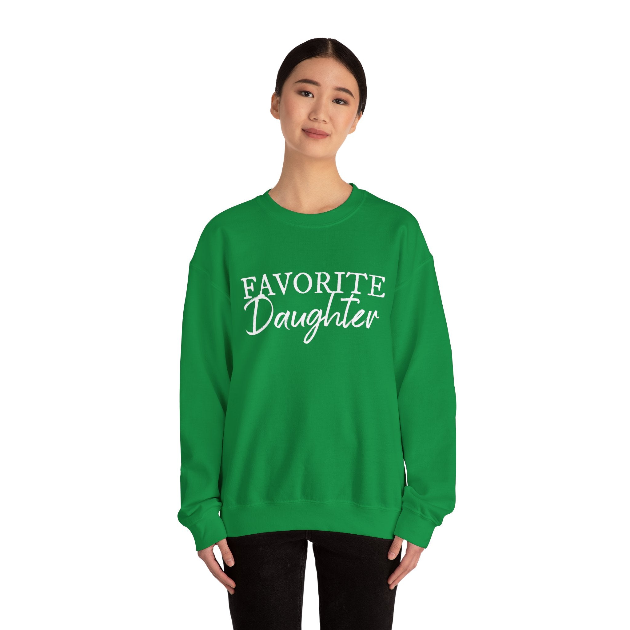 Favorite Daughter Sweatshirt Favorite Family Member, Funny Daughter Sweatshirt Daughter Crewneck Sweater Gift for Daughter, My Daughter - Gabe Atkins Designs