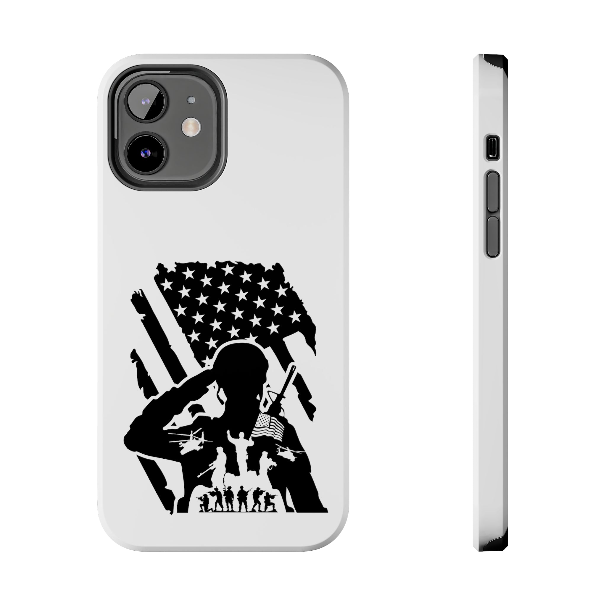 Veteran iPhone Case - Salute Your Heroes, Patriotic iPhone Tough Case, | Heroes, Patriotic iPhone Tough Case, Perfect Gift