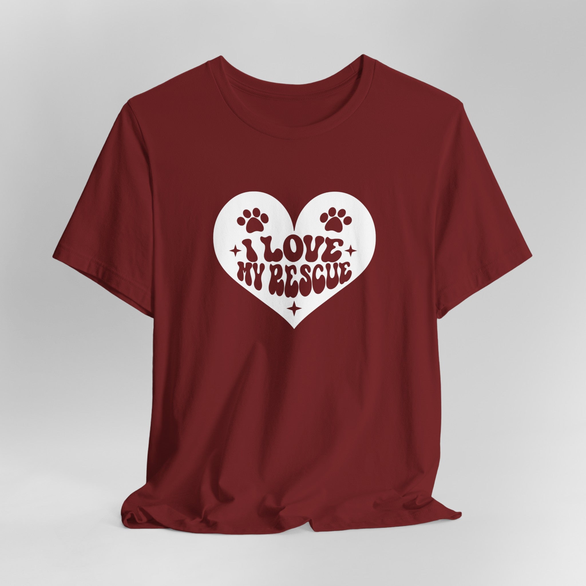 I Love My Rescue T-Shirt | My Heart Belongs to Rescue: Animal Lover Do | Animal Lover Dog Rescue