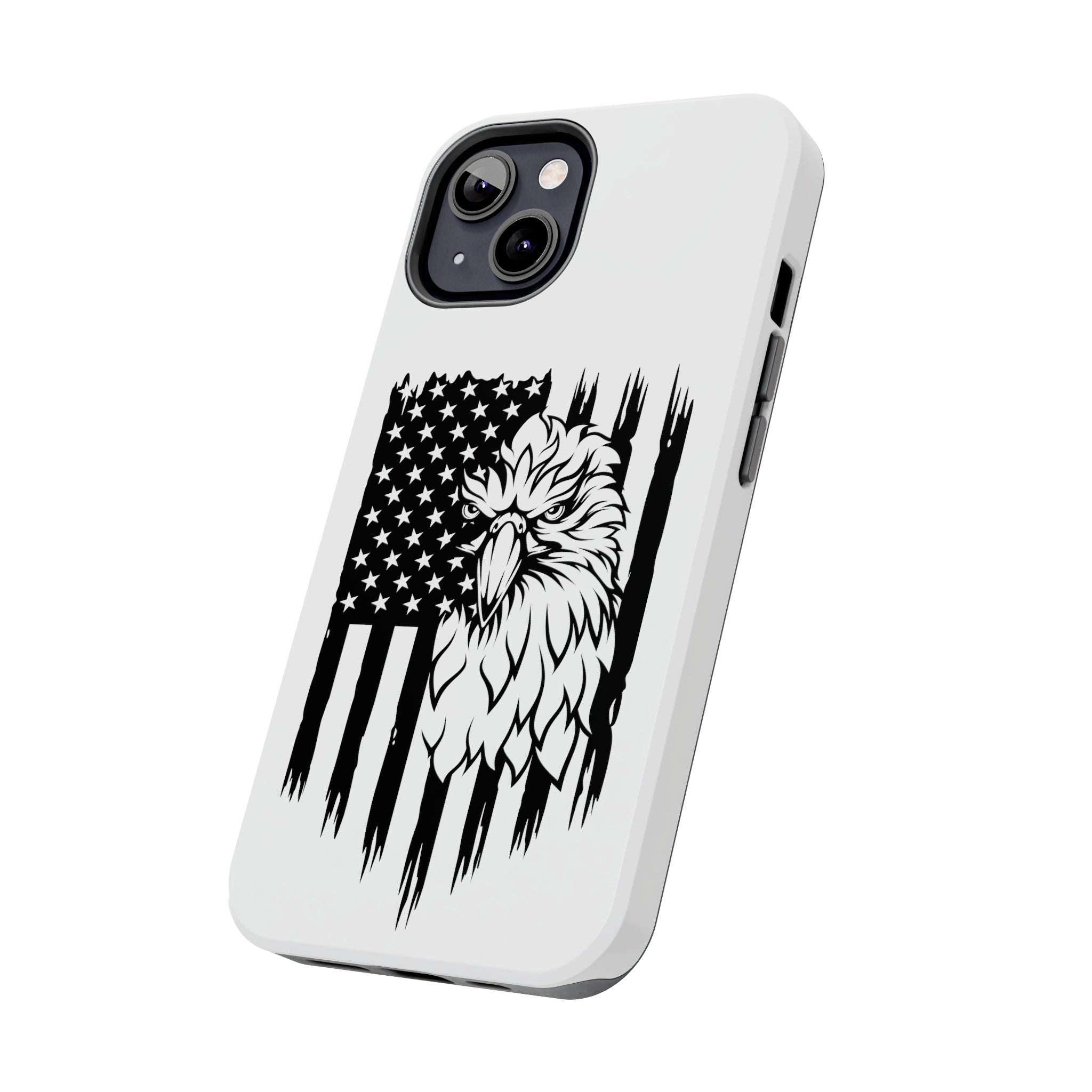 Patriotic iPhone Case: Eagle Through American Flag iPhone Case, Patrio | American Flag iPhone Case, Patriotic iPhone Tough Case