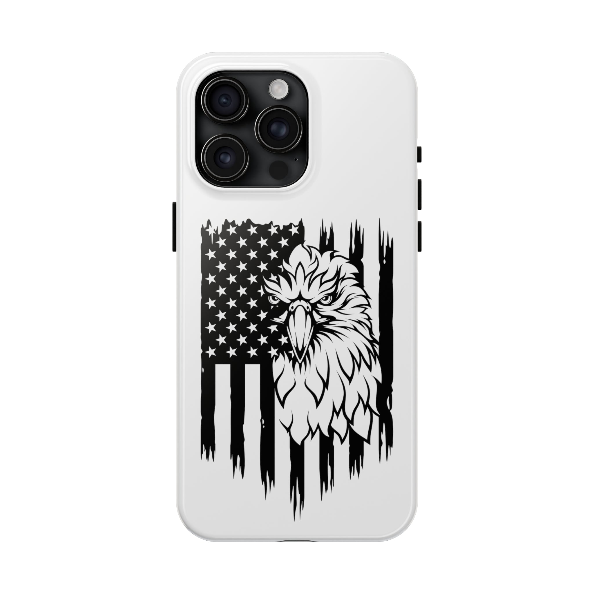 Patriotic iPhone Case: Eagle Through American Flag iPhone Case, Patrio | American Flag iPhone Case, Patriotic iPhone Tough Case