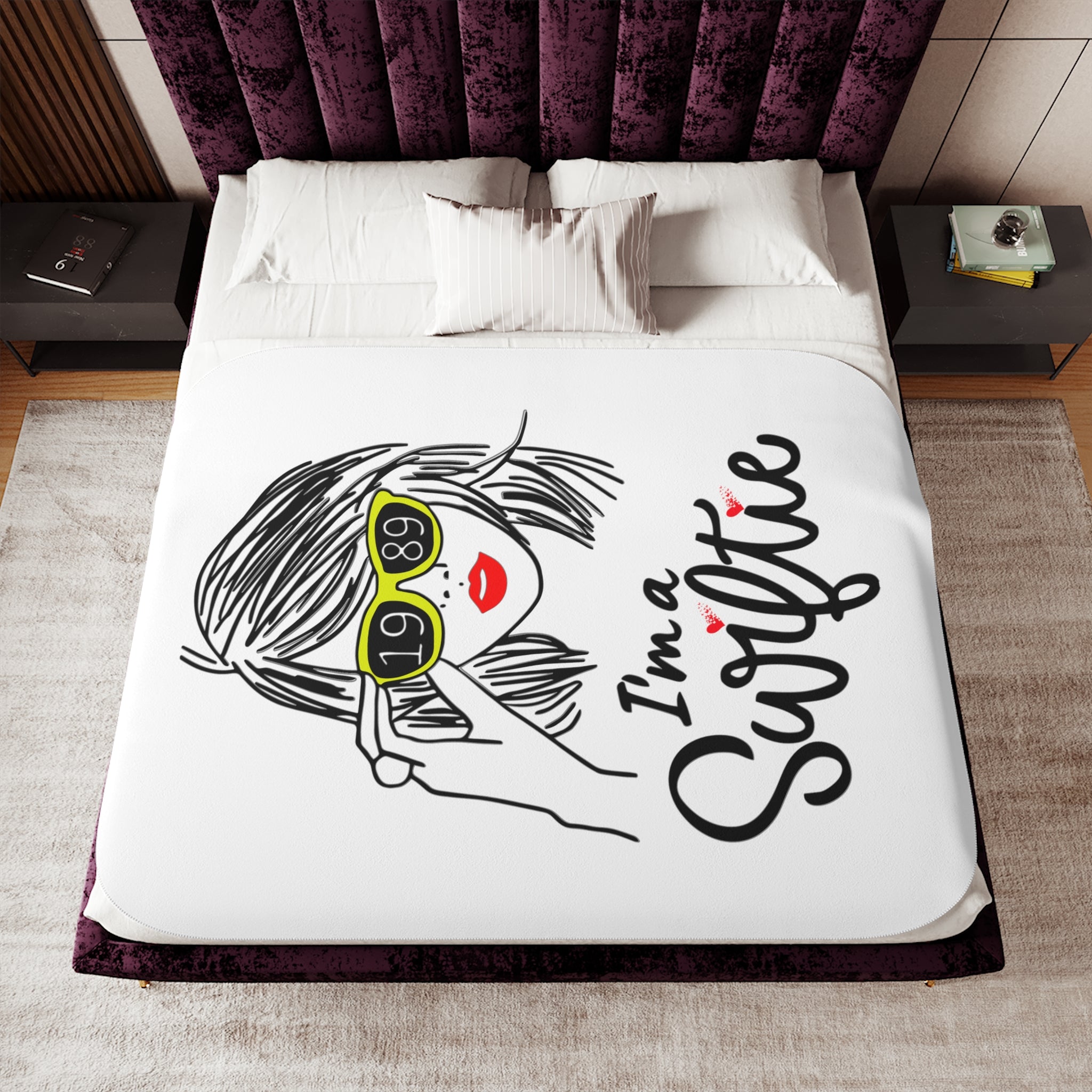 I am a Swiftie Sherpa Blanket | Simple Swiftie Blanket | Swiftie Merch | Swiftie Sherpa Blanket