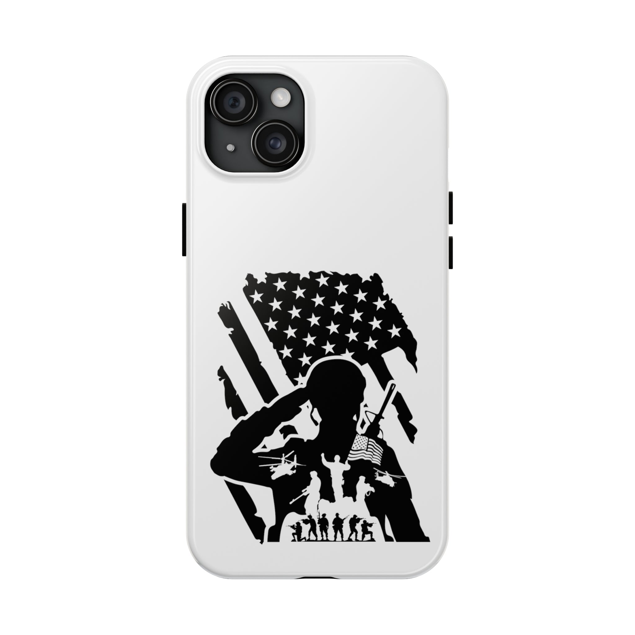 Veteran iPhone Case - Salute Your Heroes, Patriotic iPhone Tough Case, | Heroes, Patriotic iPhone Tough Case, Perfect Gift