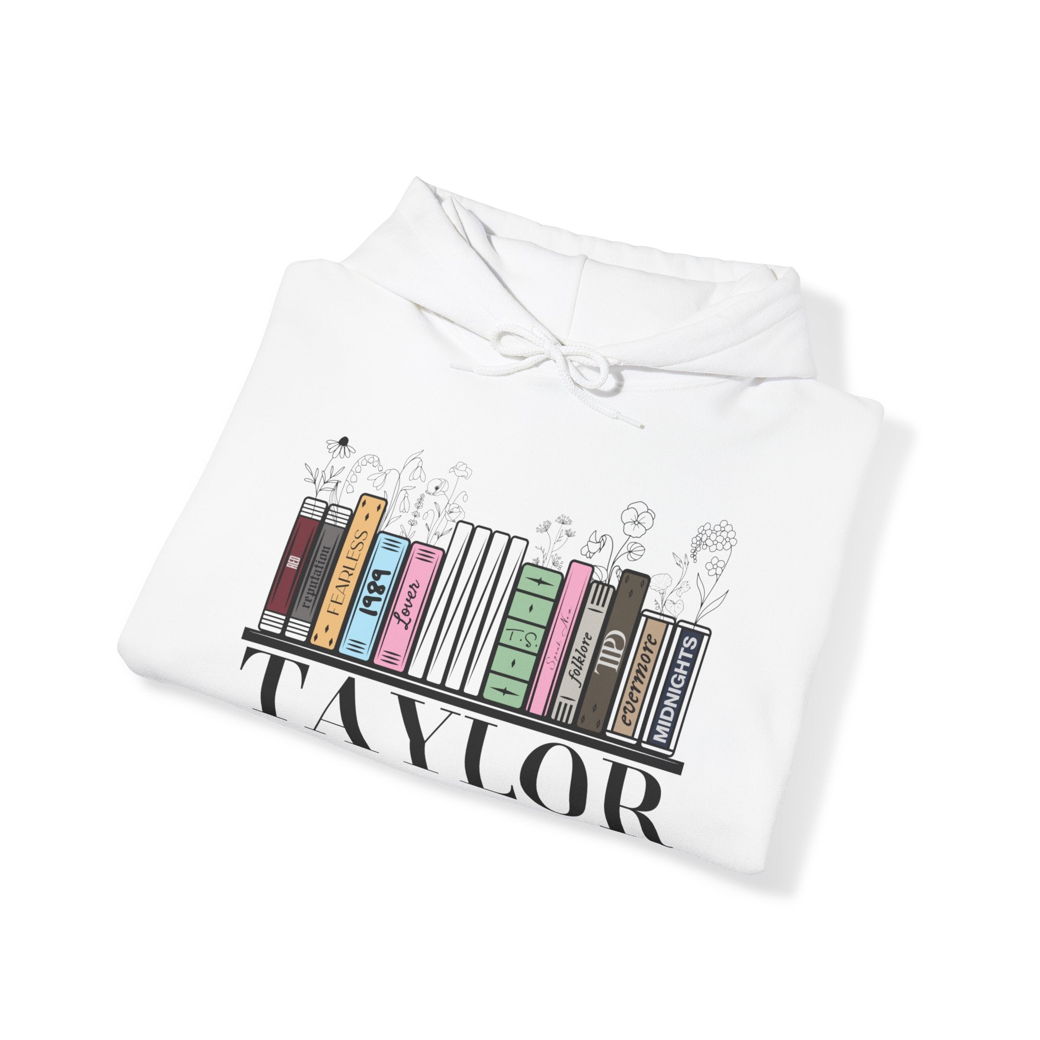 Taylor Swift Albums As Books Hoodie | All Taylor's Albums Including TT | Albums Including TTPD Decorated