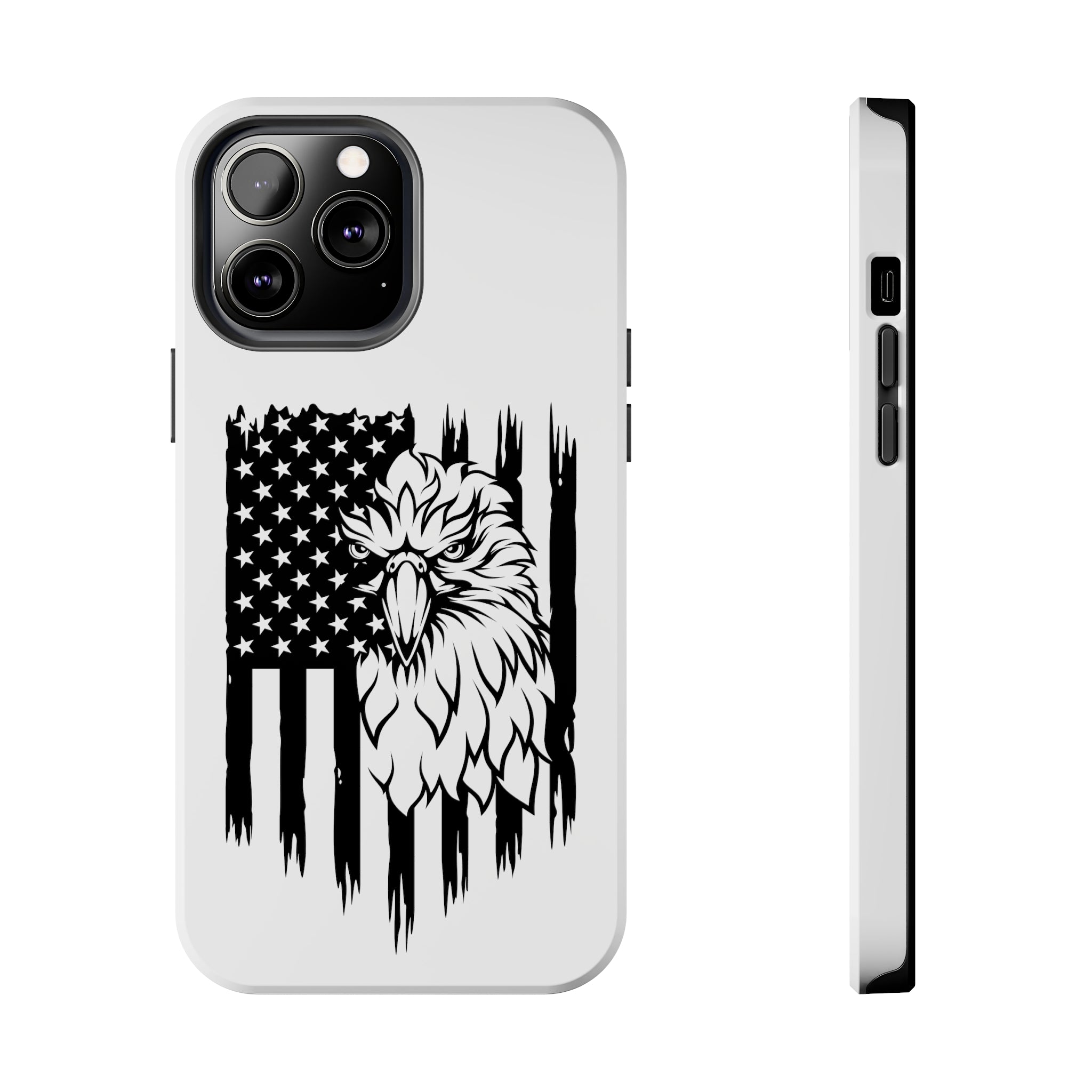 Patriotic iPhone Case: Eagle Through American Flag iPhone Case, Patrio | American Flag iPhone Case, Patriotic iPhone Tough Case