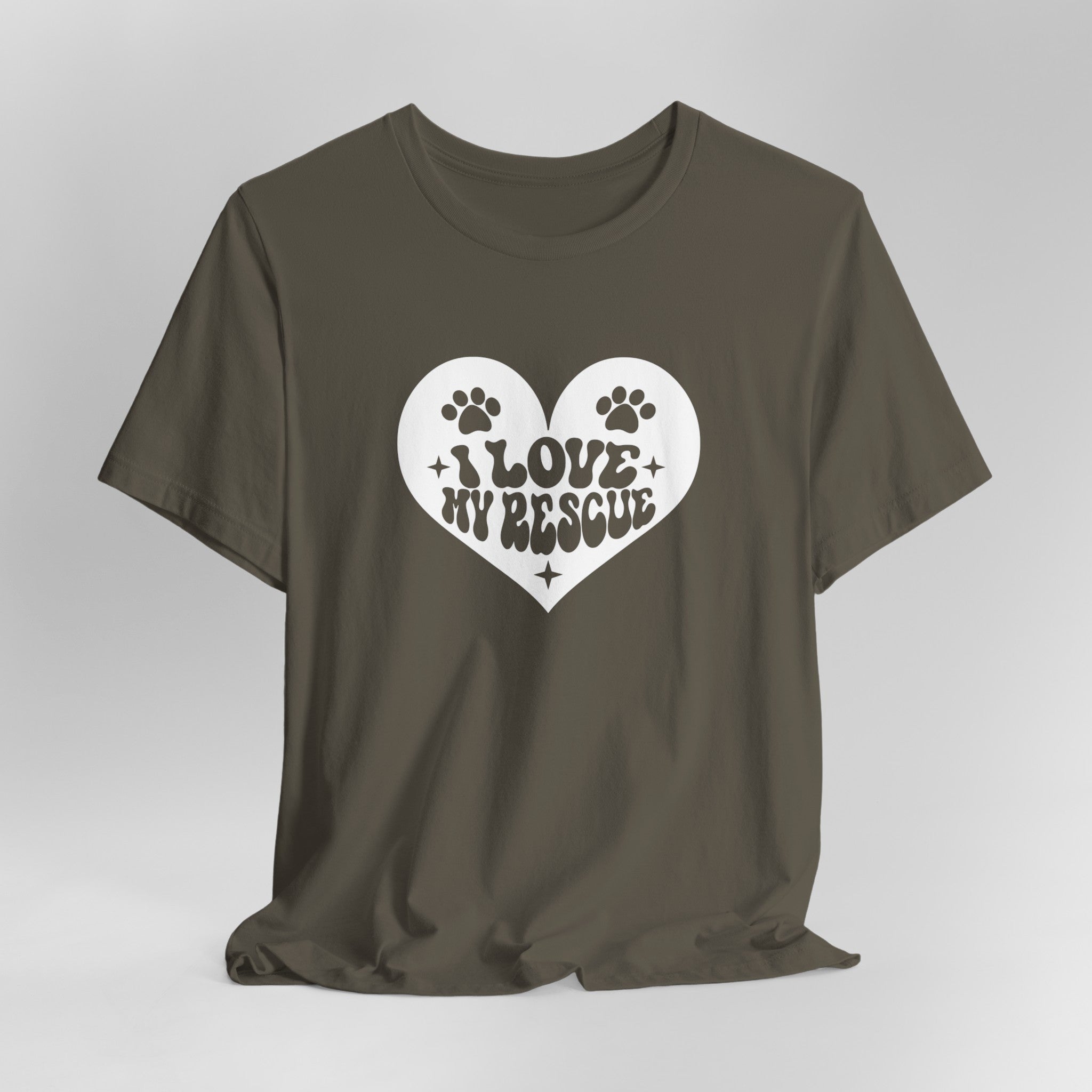 I Love My Rescue T-Shirt | My Heart Belongs to Rescue: Animal Lover Do | Animal Lover Dog Rescue