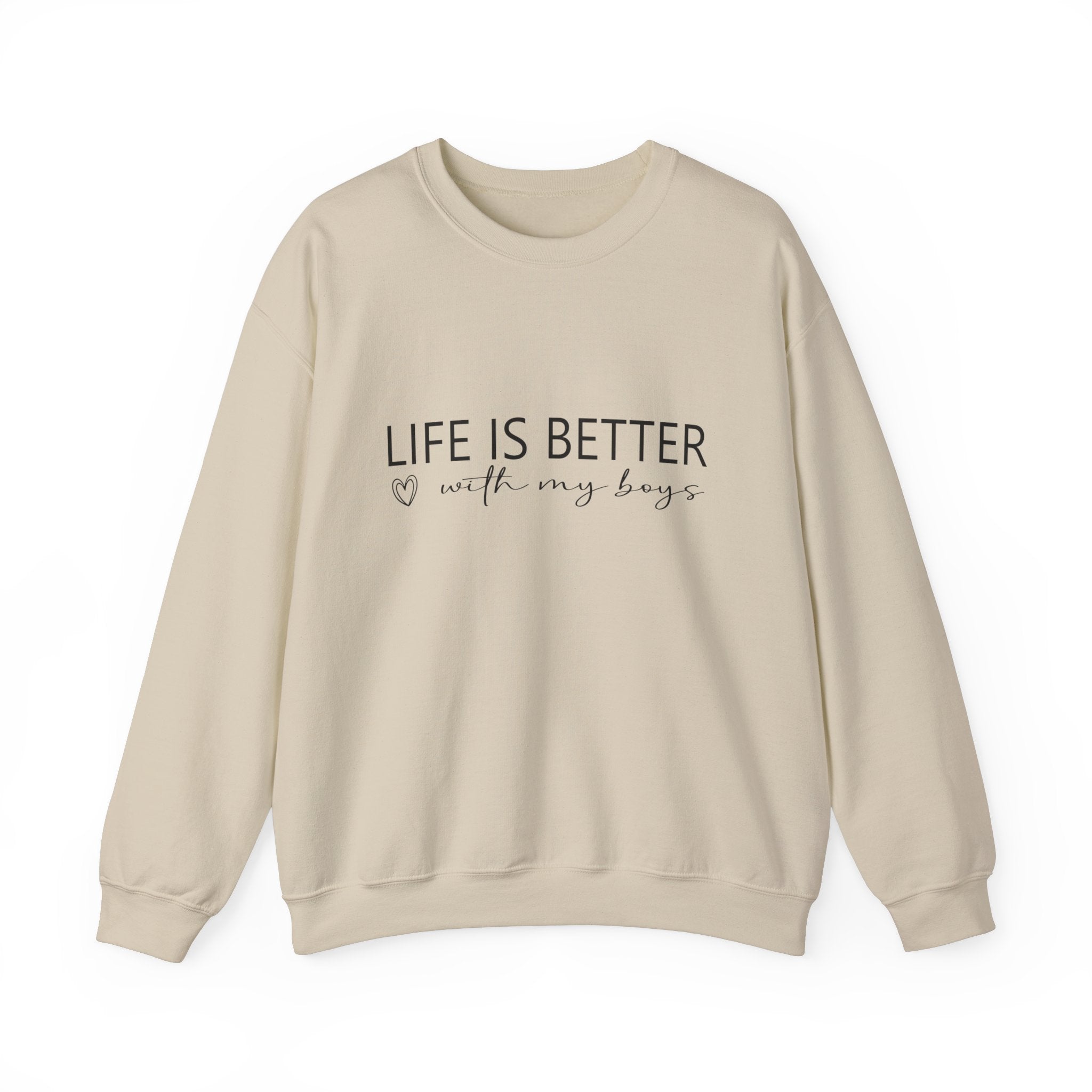 Life is Better With My Boys Sweatshirt | Mom of Boys Sweatshirt | Mom  | Boys Shirt, Mother'