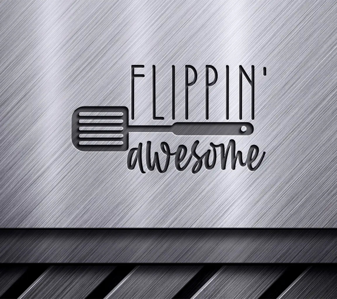 ##  Flipping Awesome Spatula SVG -  Kitchen Design SVG