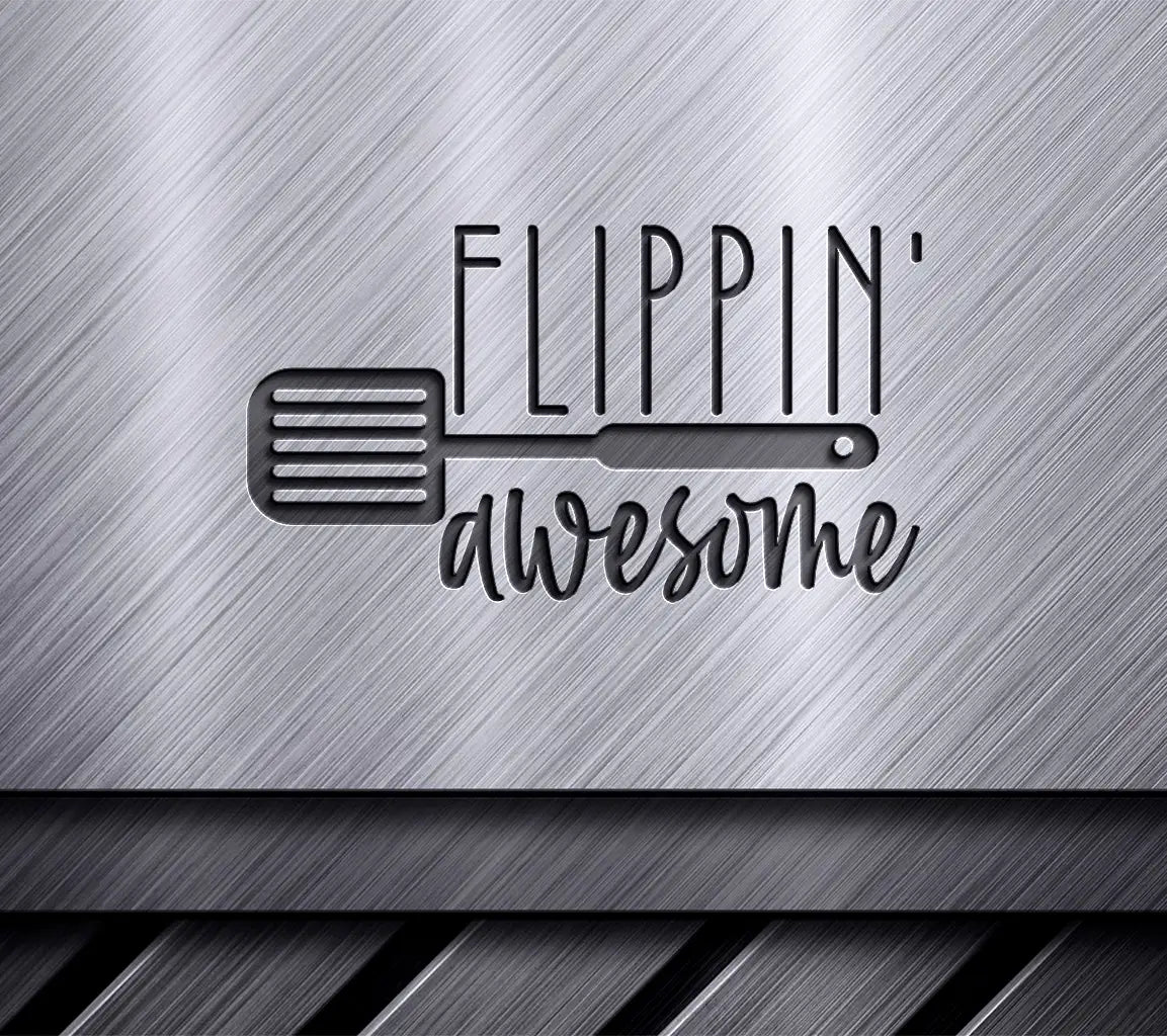 Flippin Awesome Kitchen Spatula SVG -  Design SVG