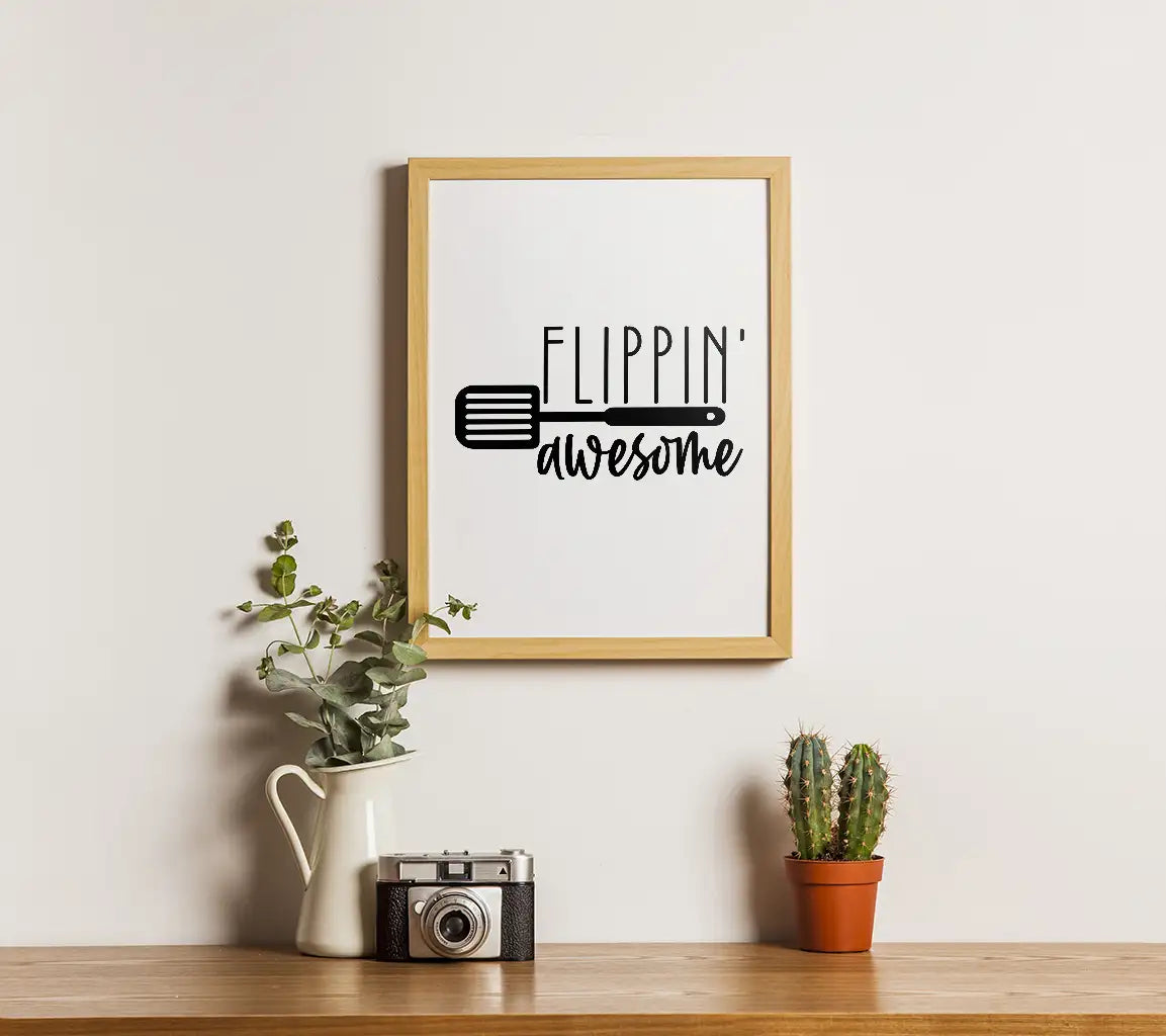 Flippin Awesome Kitchen Spatula SVG -  Design SVG