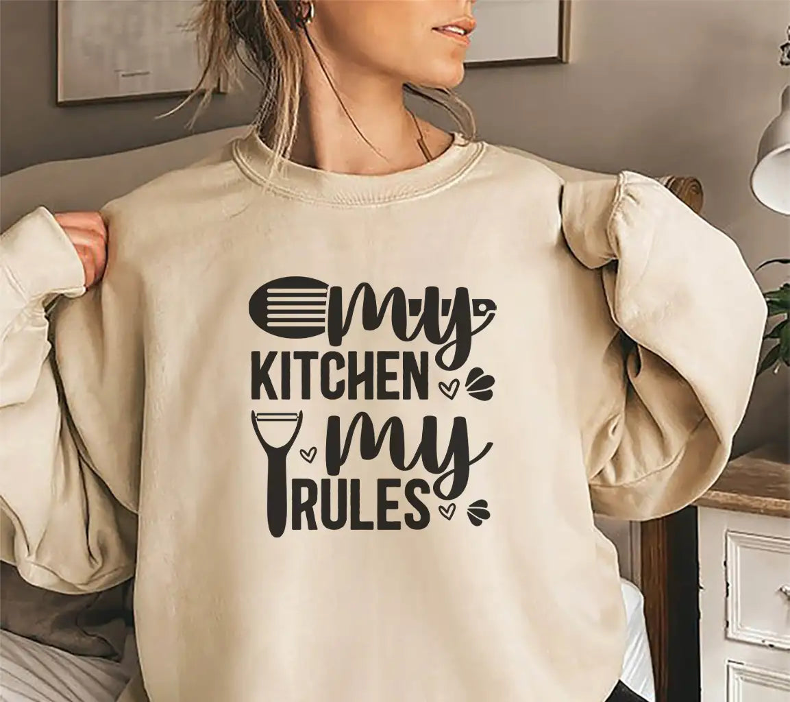 Funny Kitchen Rules SVG -  Sign My Kitchen My Rules SVG