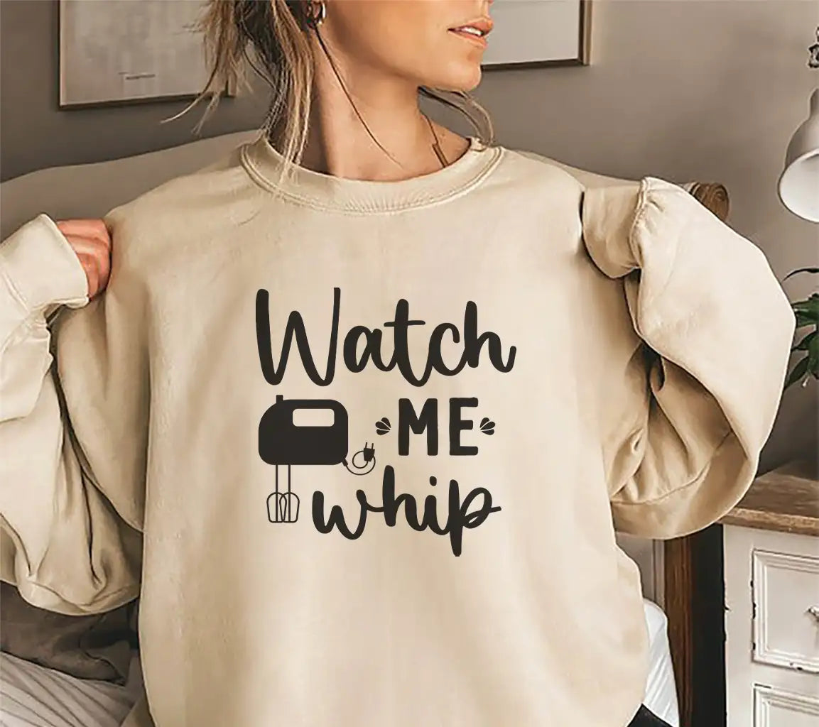 Funny Kitchen Watch Me Whip SVG - Mixer Design SVG