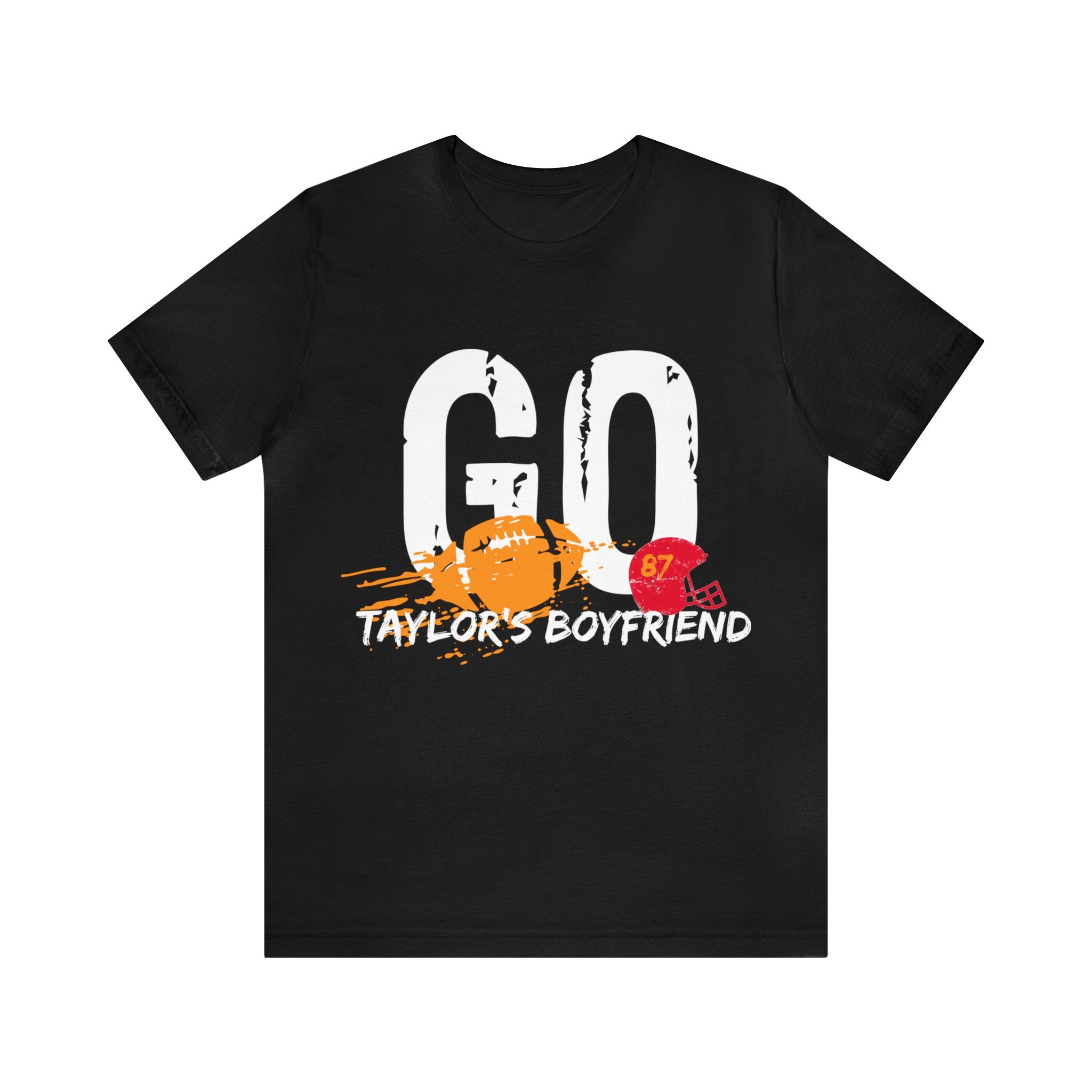 Go Taylors Boyfriend T-Shirt Printed on Front and Back - Gabe Atkins Designs