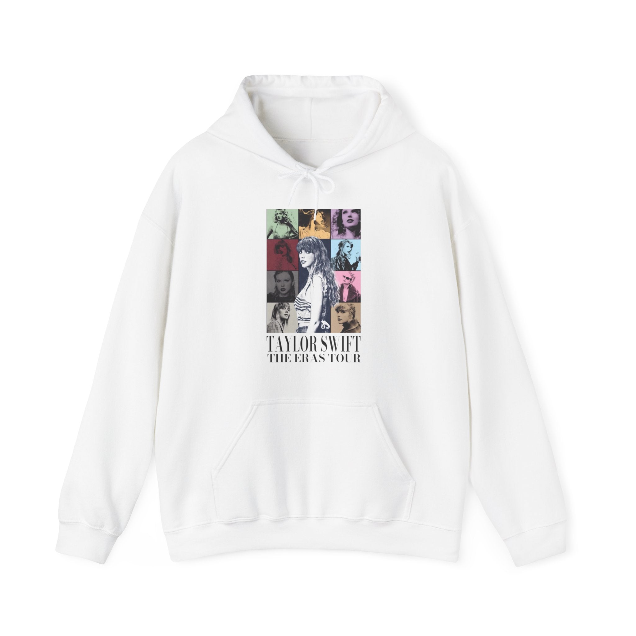 The Eras Tour Hoodie Two Sided Print, Taylor Swift Inspired Hoodie - Front View