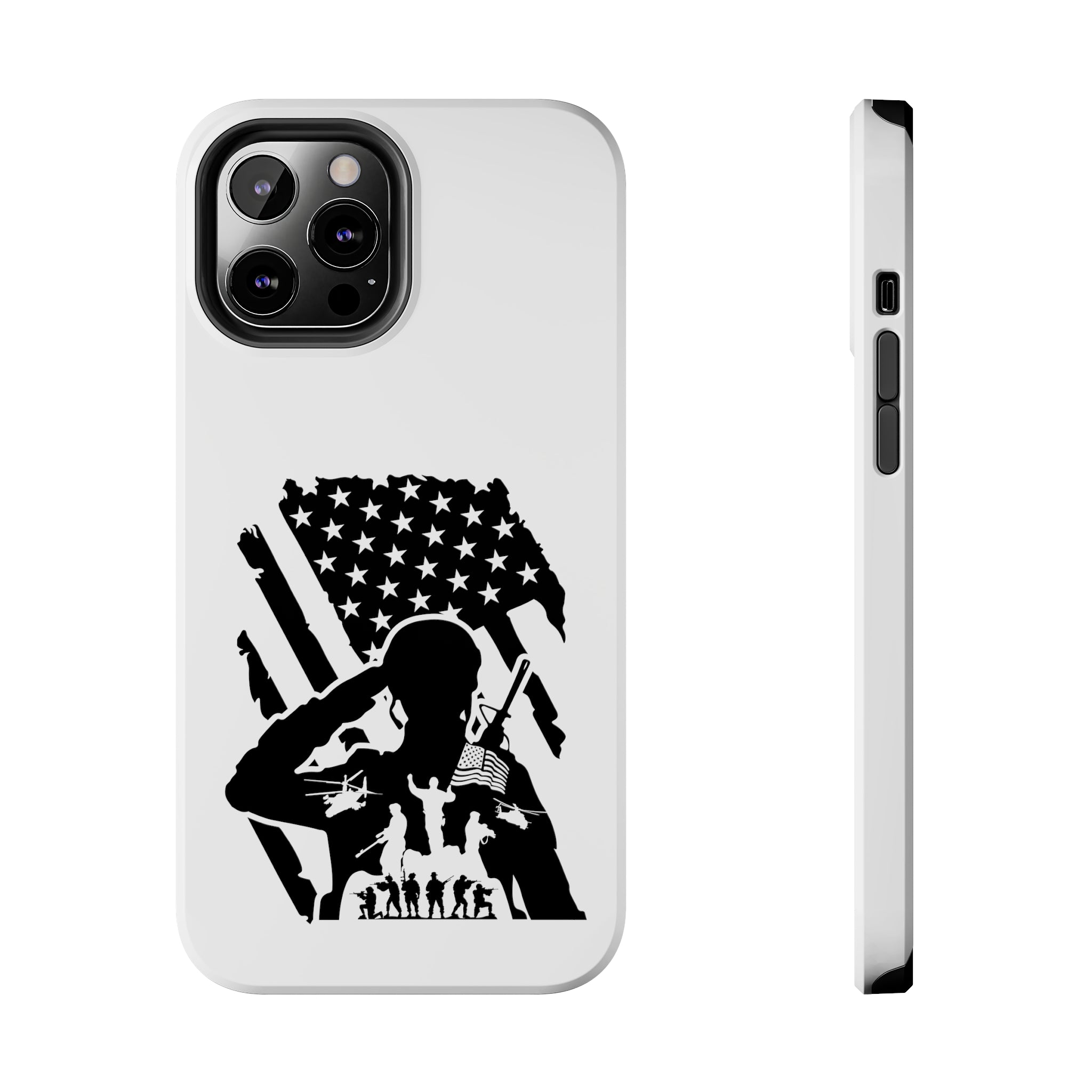 Veteran iPhone Case - Salute Your Heroes, Patriotic iPhone Tough Case, | Heroes, Patriotic iPhone Tough Case, Perfect Gift