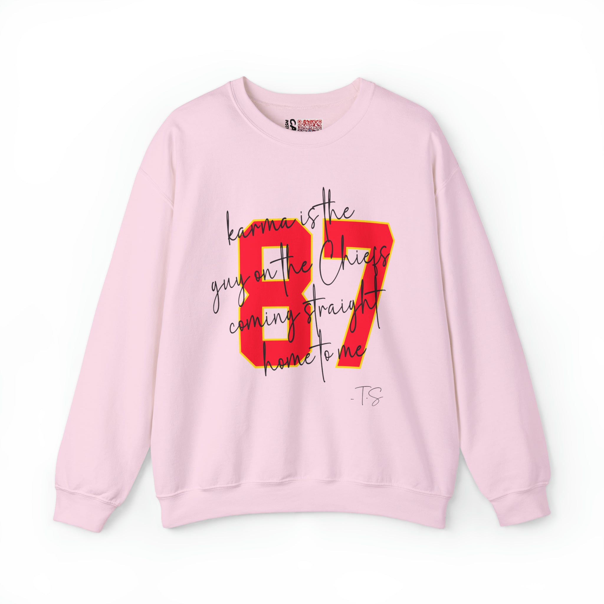 Karma Is The Guy On The Chiefs Coming Straight Home to Me Sweatshirt,  | Sweatshirt, Swift Kelce sweatshirt, Football Swiftie, Swift Chiefs Sweatshirt