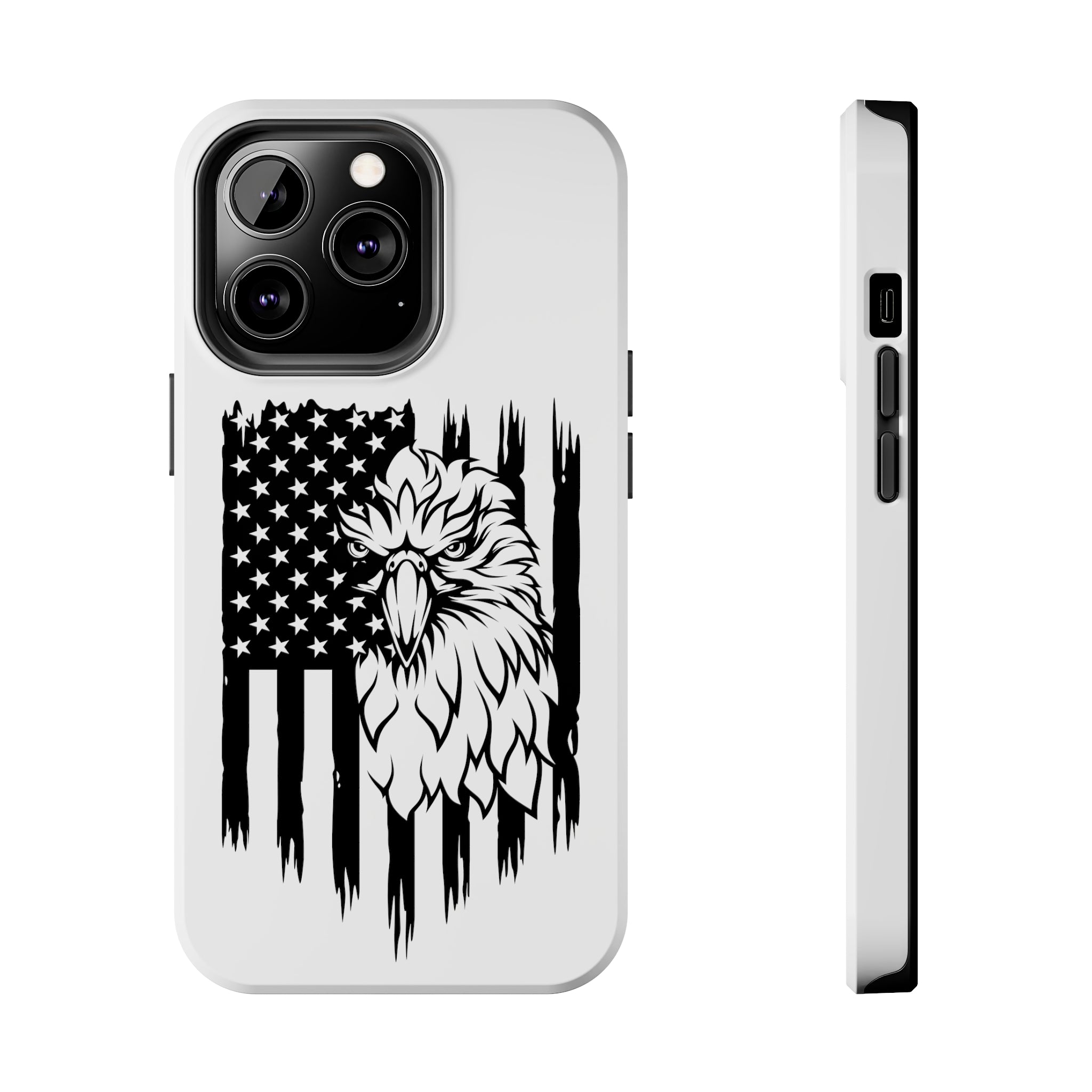 Patriotic iPhone Case: Eagle Through American Flag iPhone Case, Patrio | American Flag iPhone Case, Patriotic iPhone Tough Case