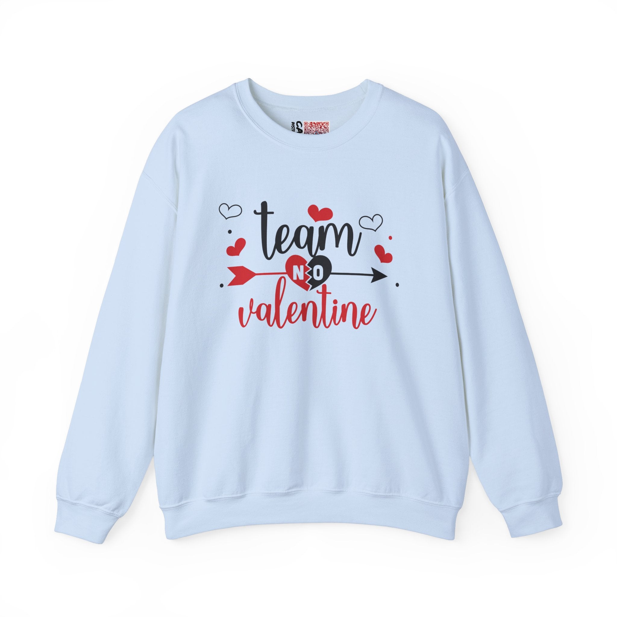 Team No Valentine Sweatshirt, Anti Valentine's Day Sweatshirt, Single  | Day Sweatshirt, Single Awareness Day Gift, Funny Valentine'