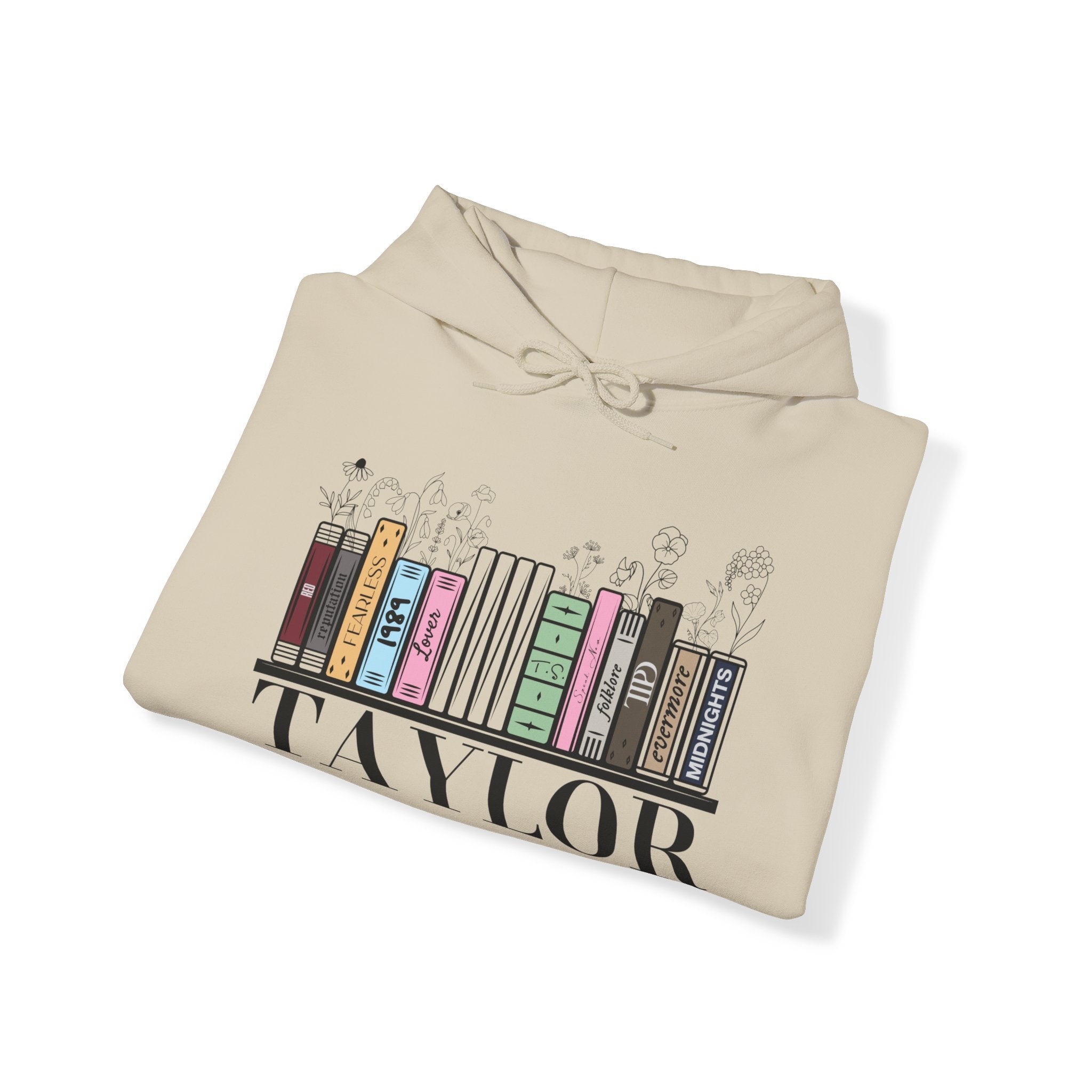 Taylor Swift Albums As Books Hoodie | All Taylor's Albums Including TT | Albums Including TTPD Decorated