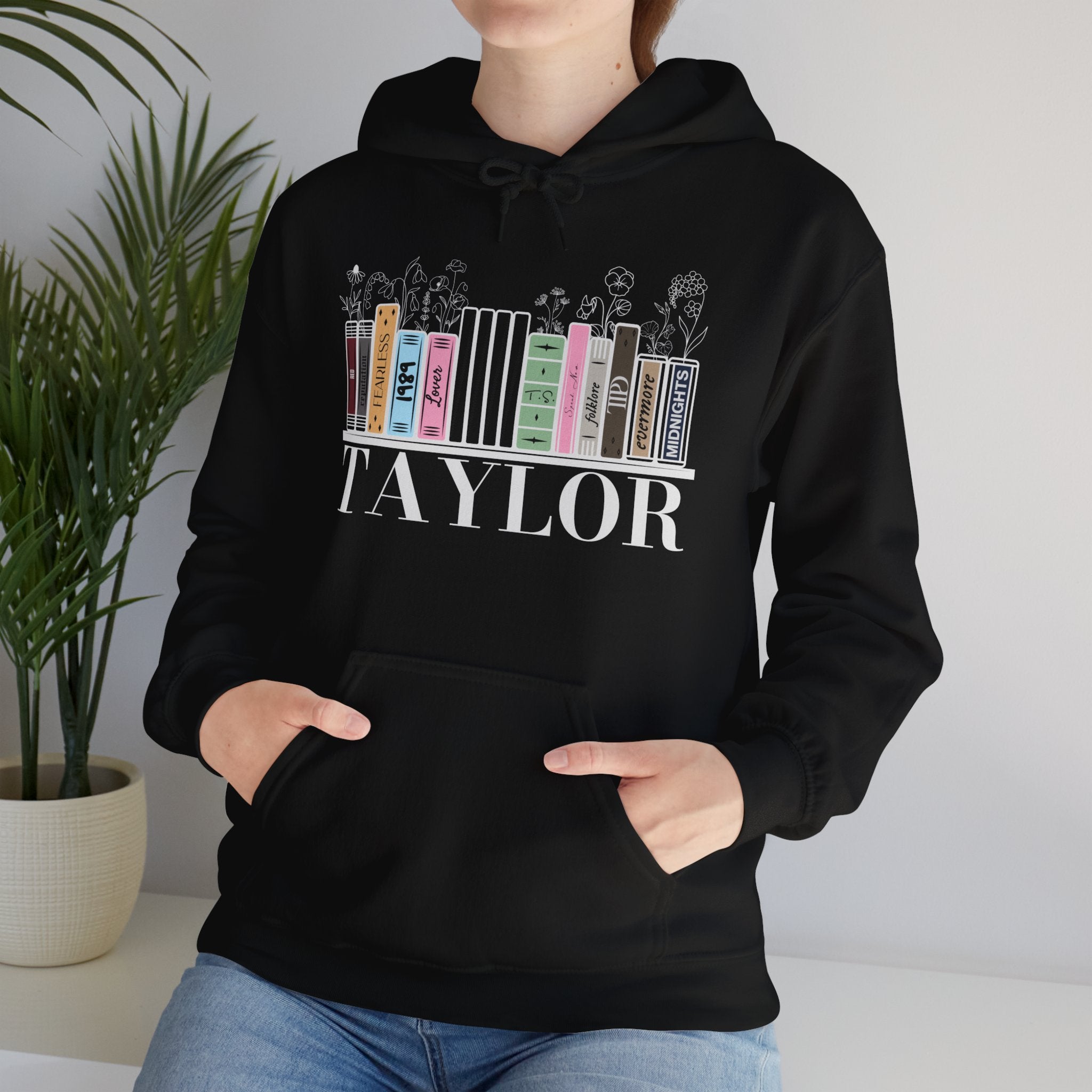 Taylor Swift Albums As Books Hoodie | All Taylor's Albums Including TT | Albums Including TTPD Decorated