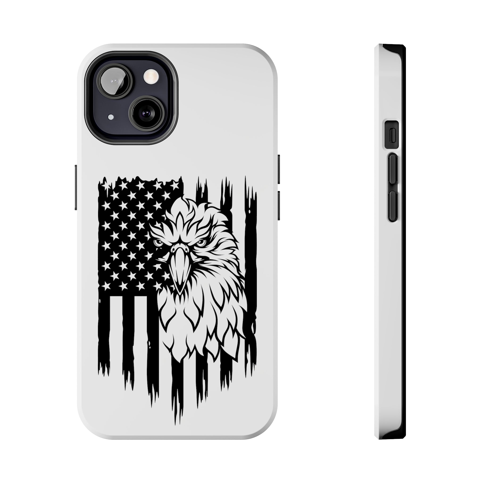 Patriotic iPhone Case: Eagle Through American Flag iPhone Case, Patrio | American Flag iPhone Case, Patriotic iPhone Tough Case