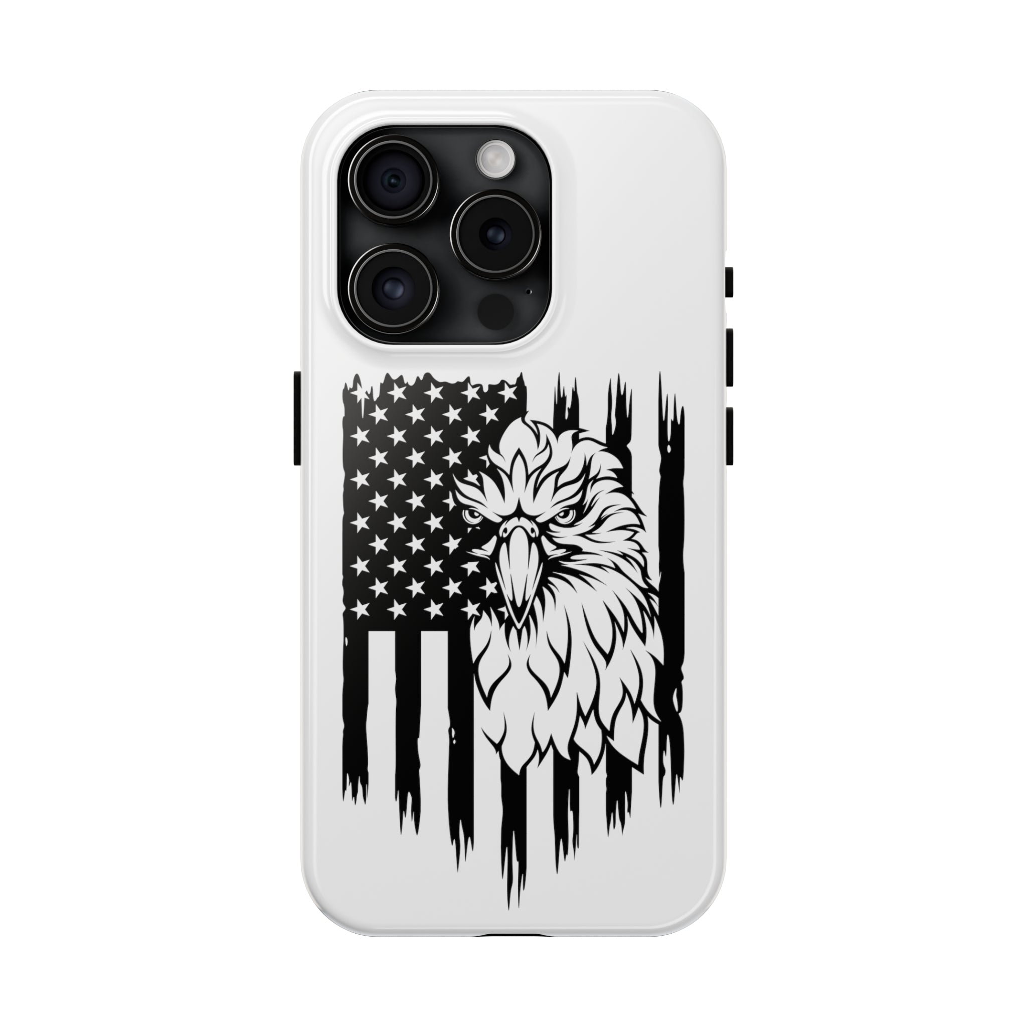 Patriotic iPhone Case: Eagle Through American Flag iPhone Case, Patrio | American Flag iPhone Case, Patriotic iPhone Tough Case